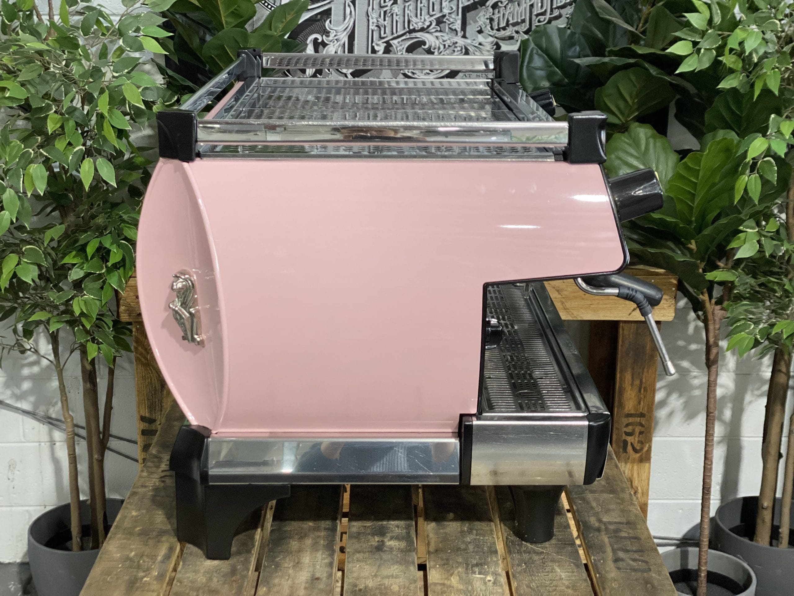 La Marzocco GB5 3 Group Pink Espresso Coffee Machine - Used