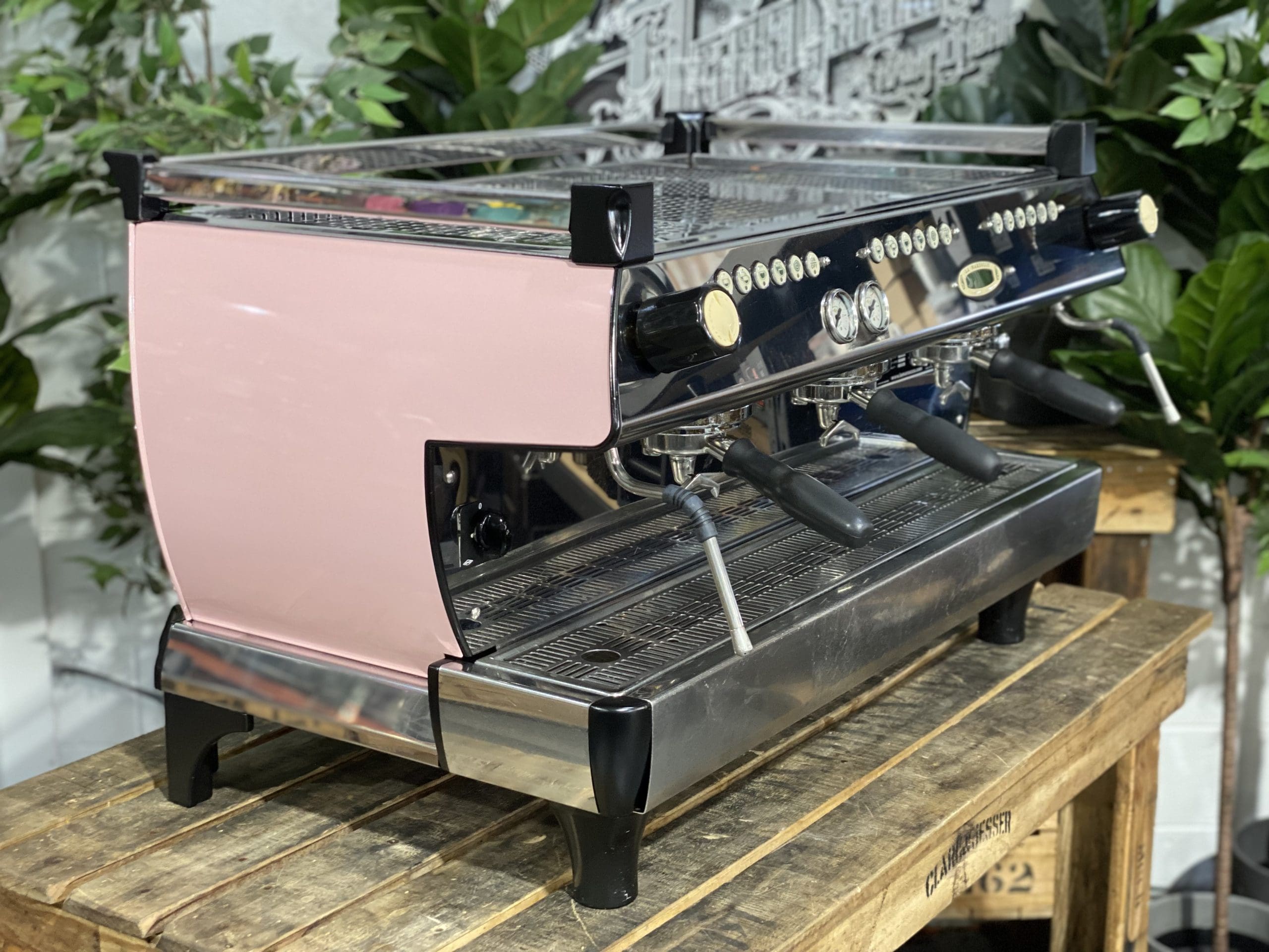 La Marzocco GB5 3 Group Pink Espresso Coffee Machine - Used