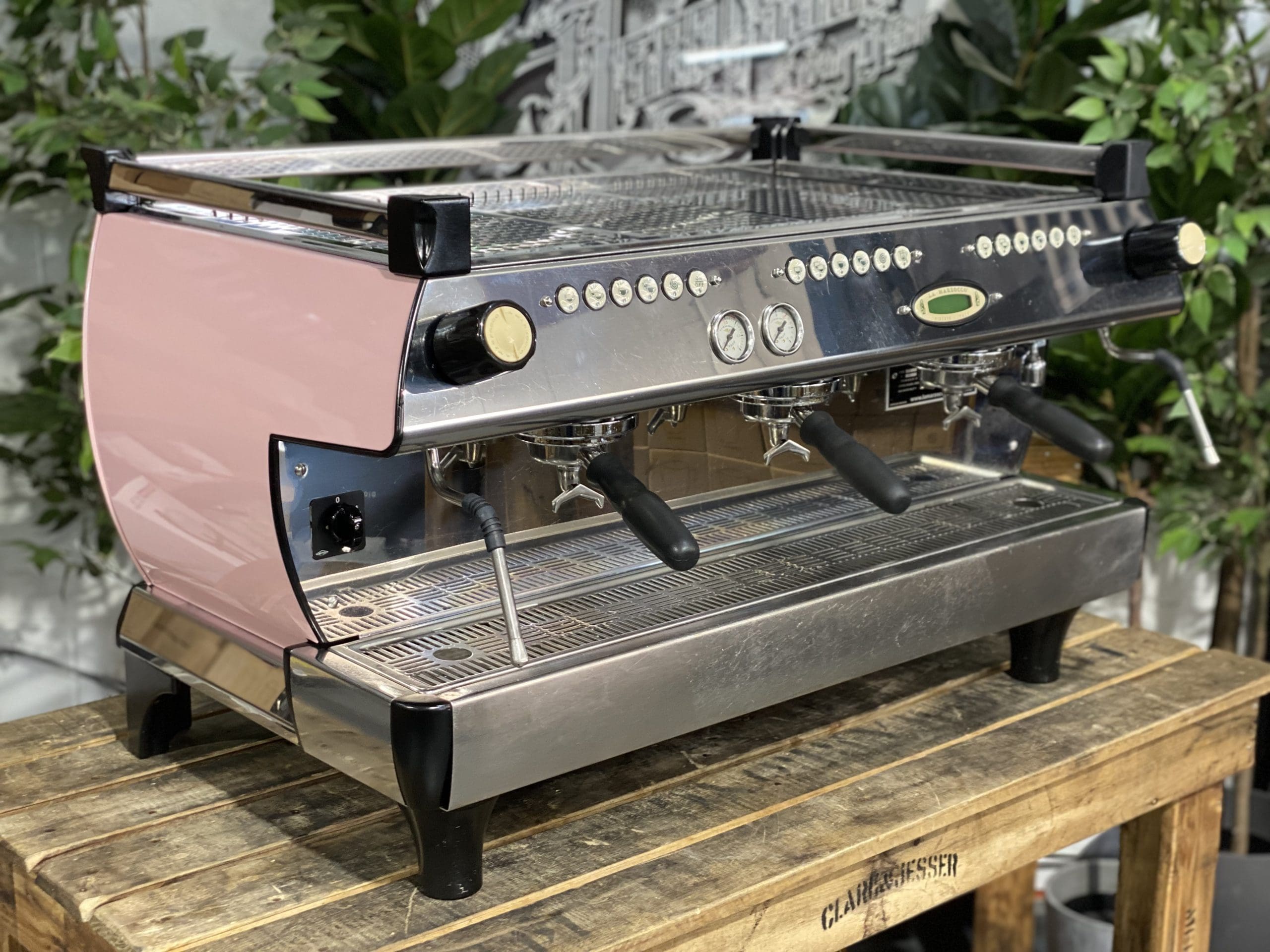 La Marzocco GB5 3 Group Pink Espresso Coffee Machine - Used