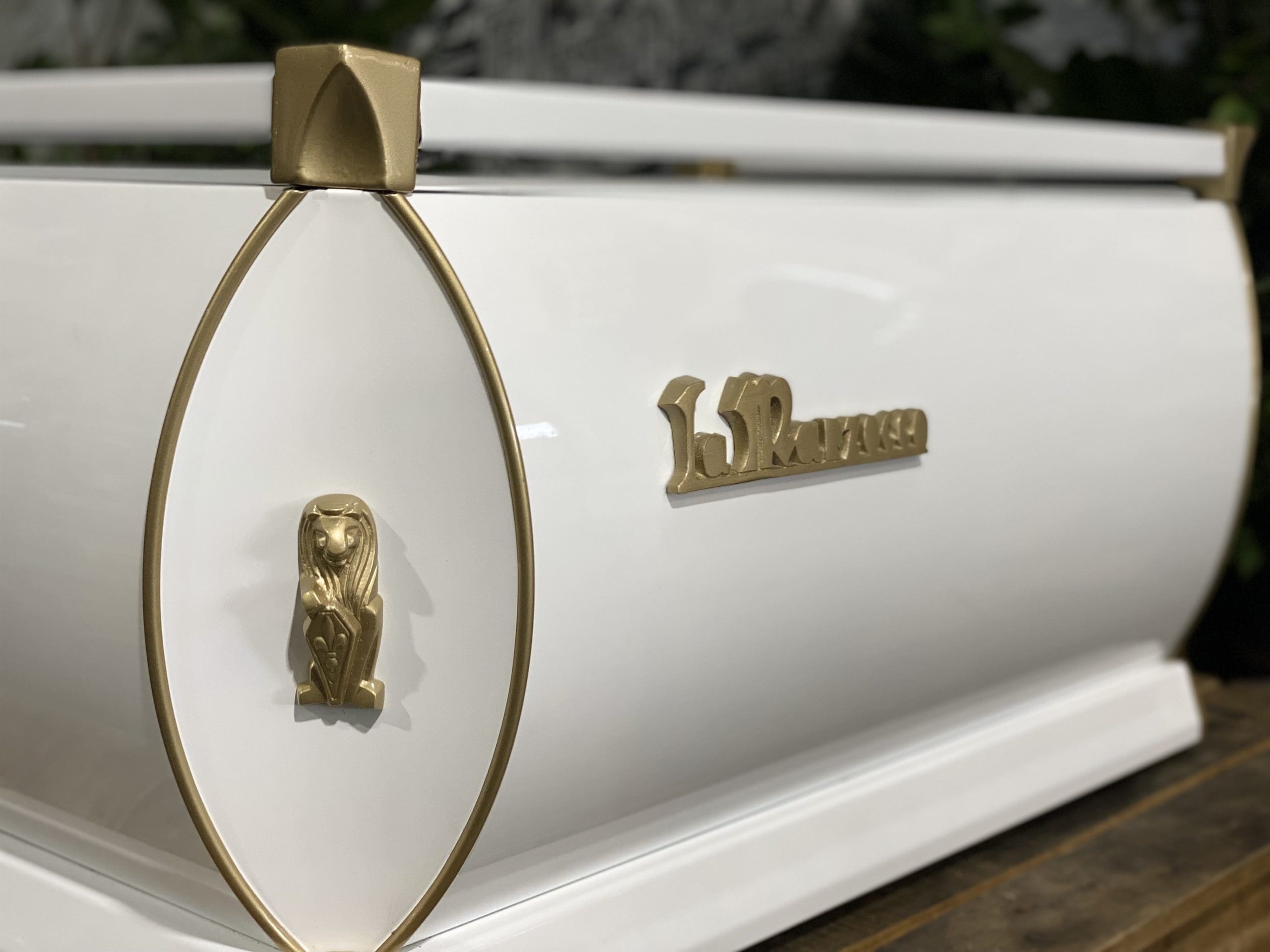 La Marzocco GB5 3 Group White & Gold Espresso Coffee Machine - Used