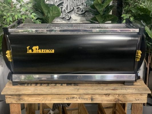 La Marzocco GB5 4 Group Coffee Machine Multi Boiler Black and Stainless - Used