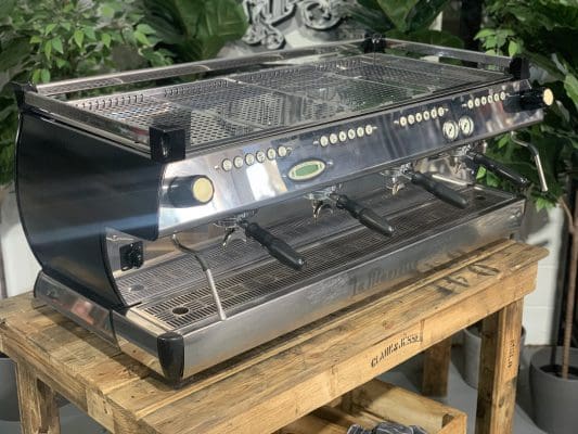 La Marzocco GB5 4 Group Coffee Machine Multi Boiler Black and Stainless - Used