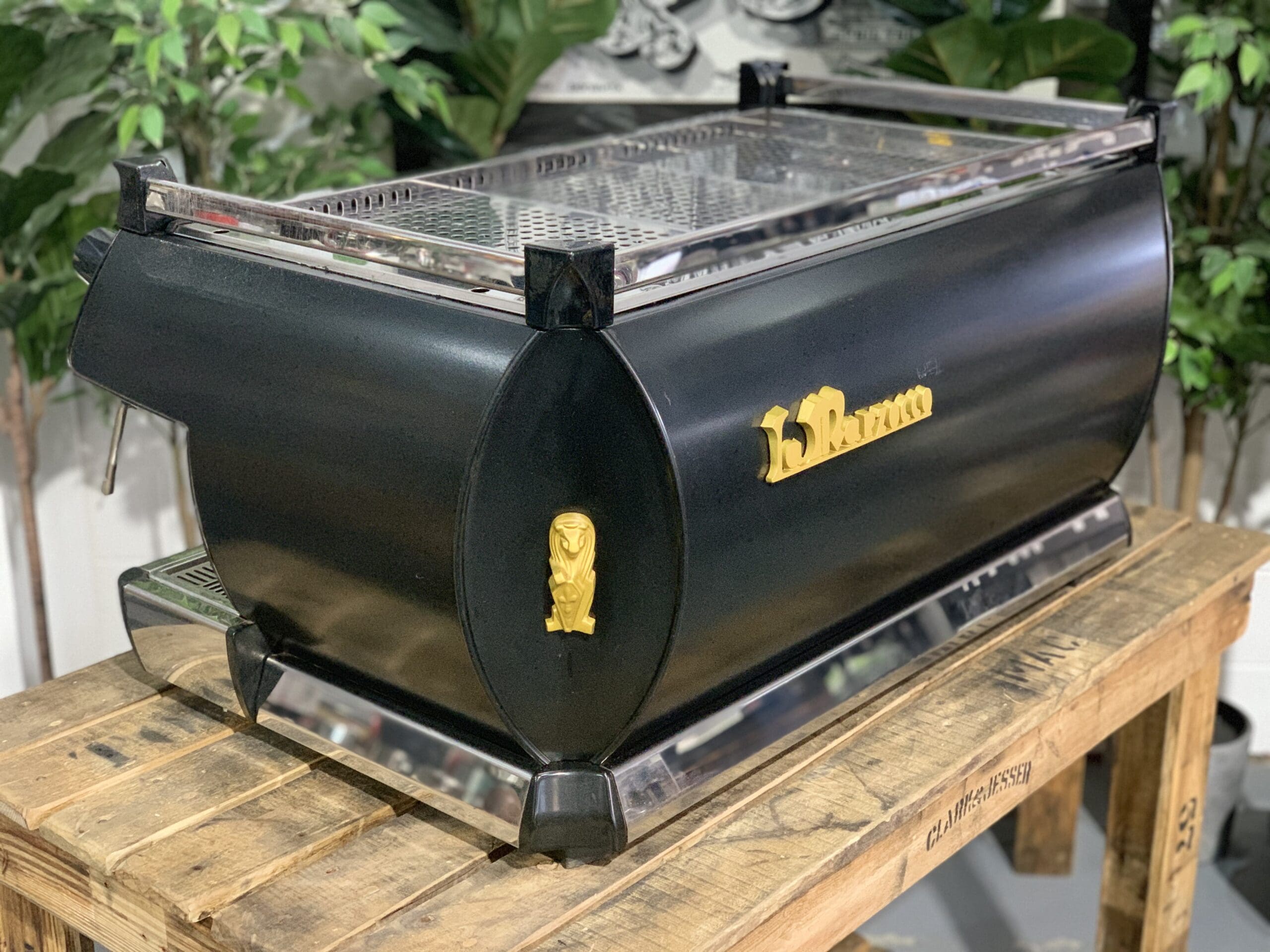 La  Marzocco FB80 3 Group Black & Gold - Used