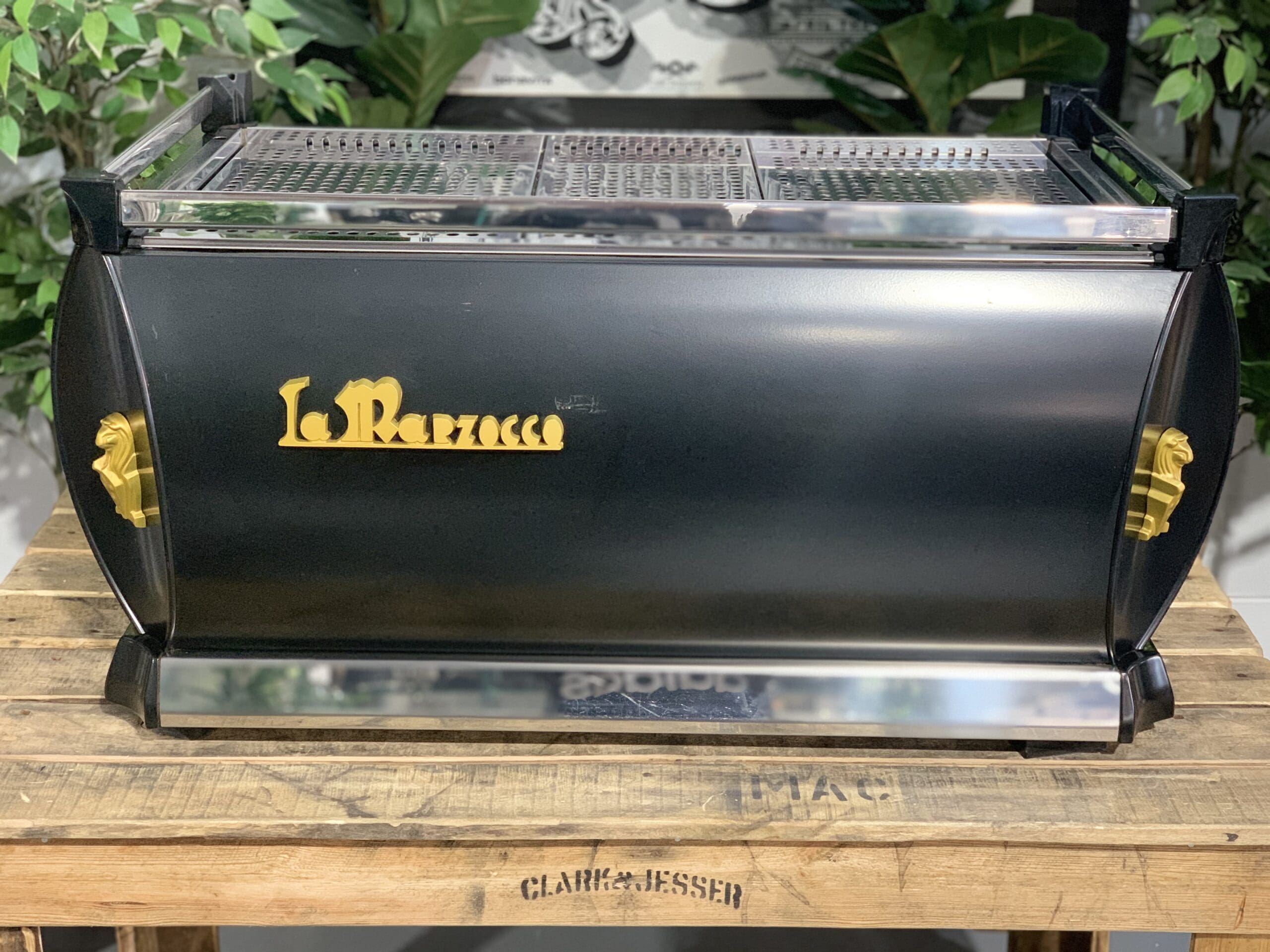 La  Marzocco FB80 3 Group Black & Gold - Used