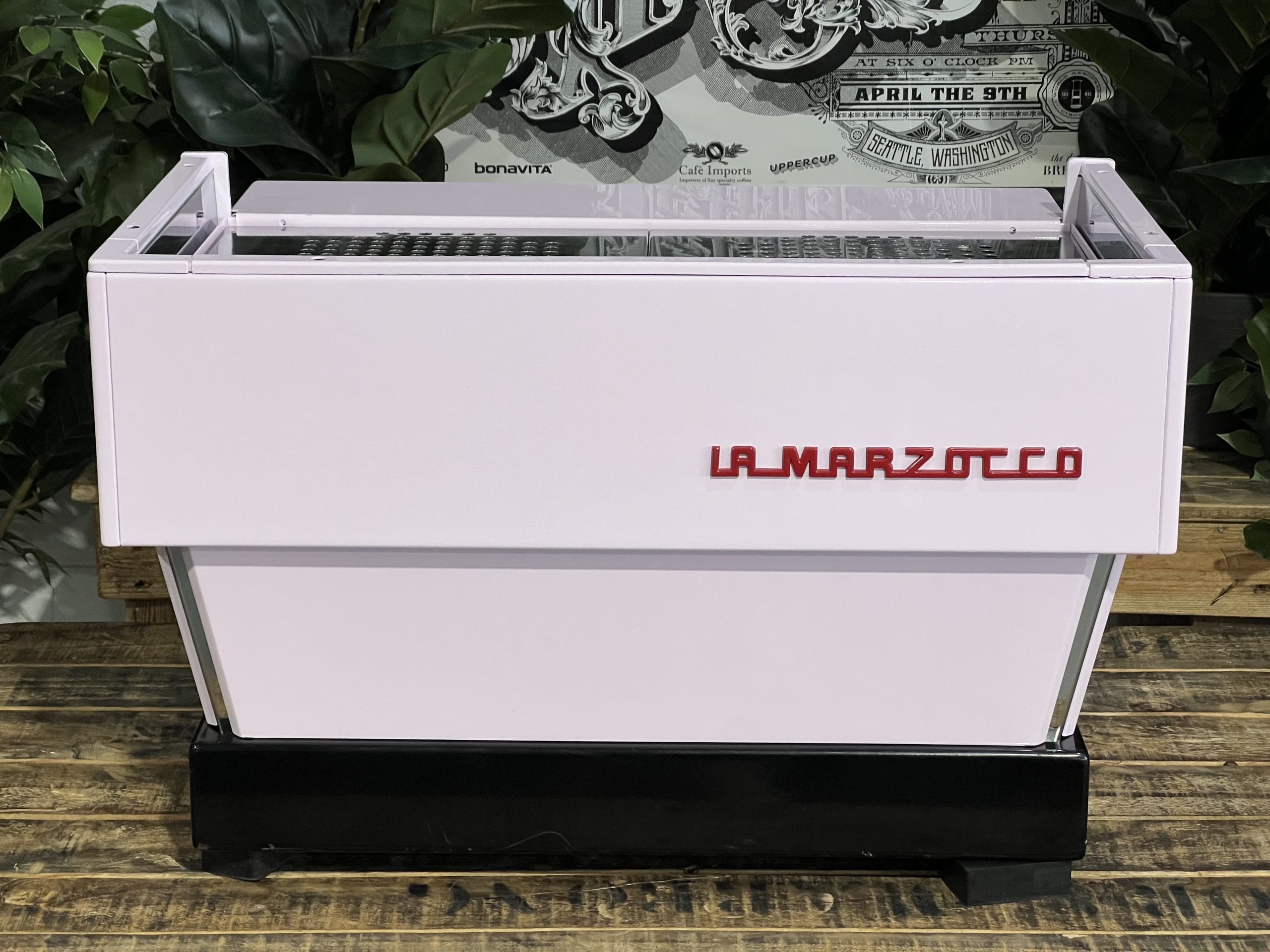 La Marzocco Linea Classic 2 Group Feather Boa Pink Espresso Coffee Machine - Used