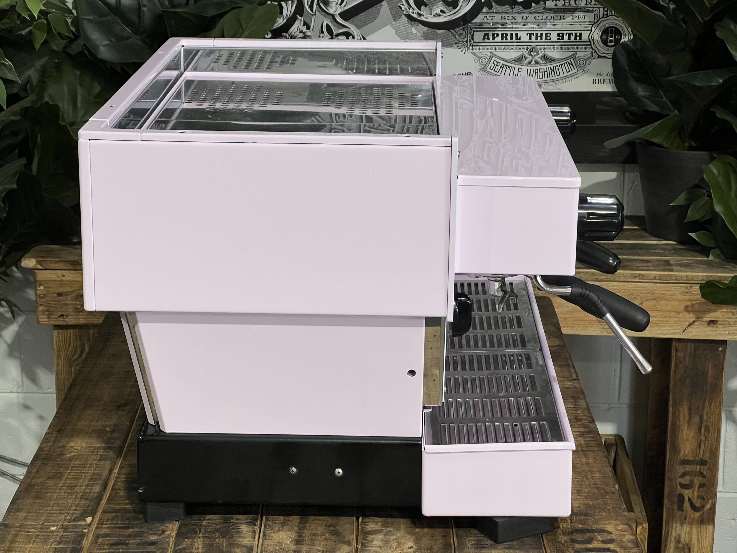 La Marzocco Linea Classic 2 Group Feather Boa Pink Espresso Coffee Machine - Used