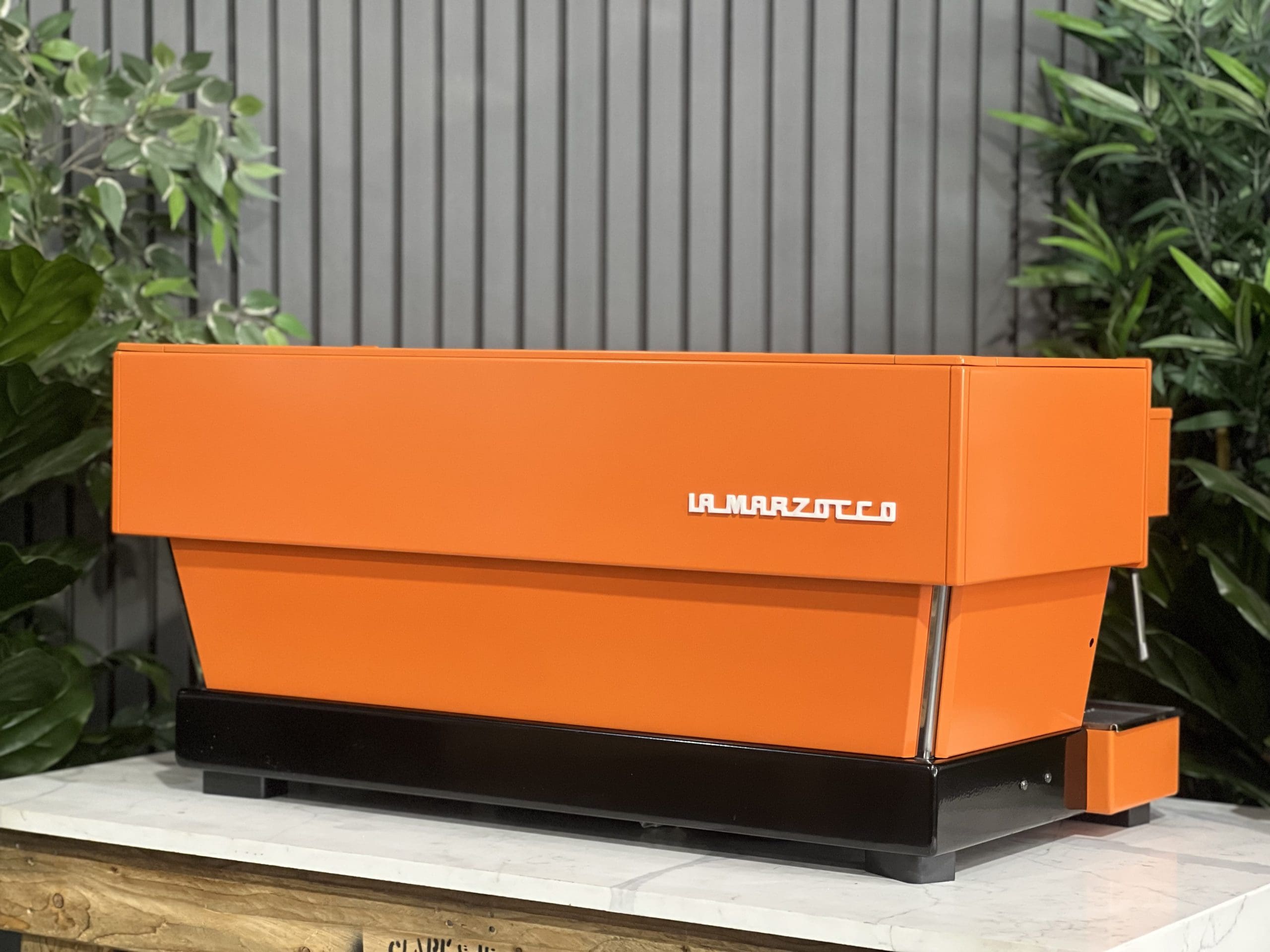 La Marzocco Linea Classic 3 Group Burnt Orange Espresso Coffee Machine - Used
