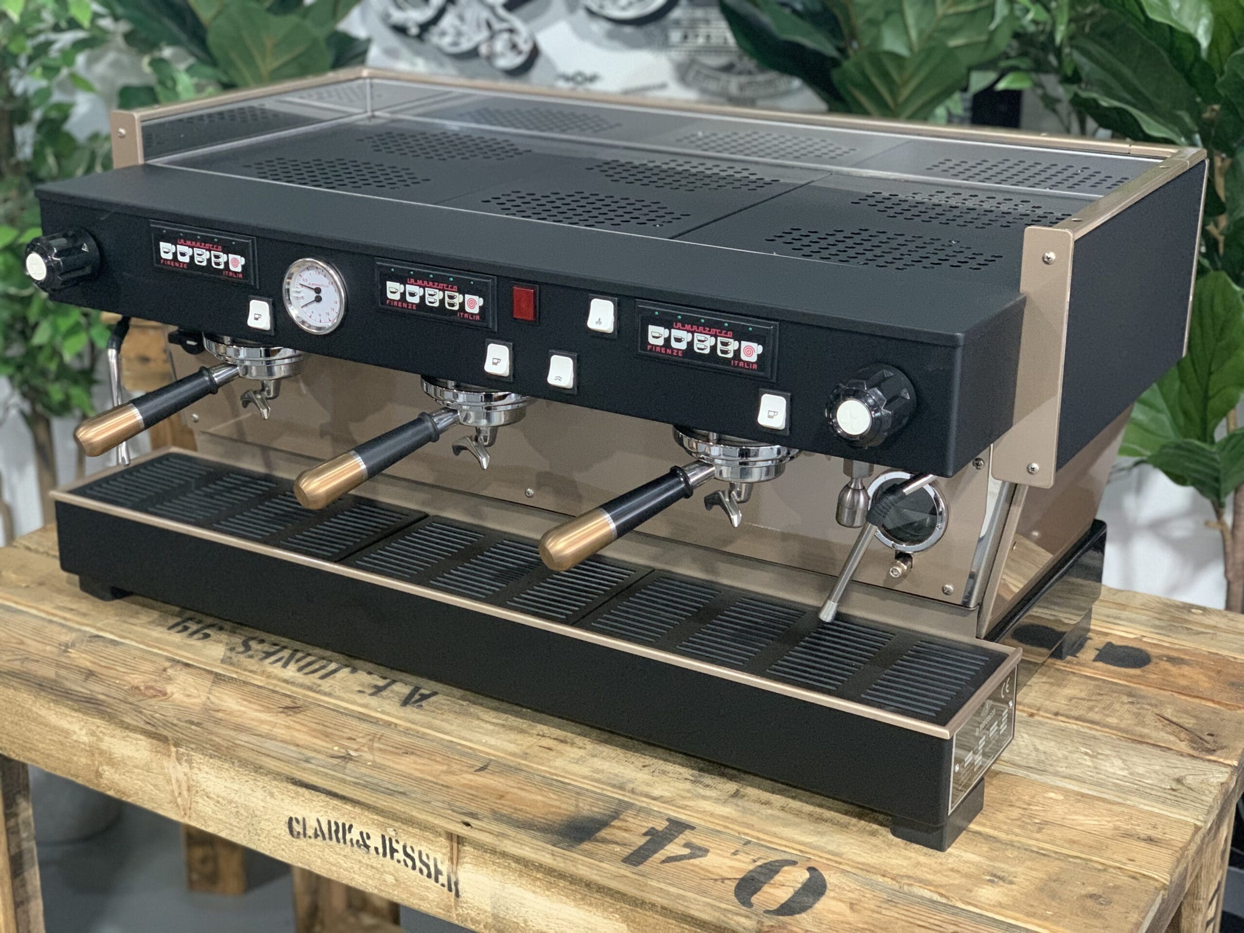 La Marzocco Linea Classic 3 Group Black & Rose Gold - Used