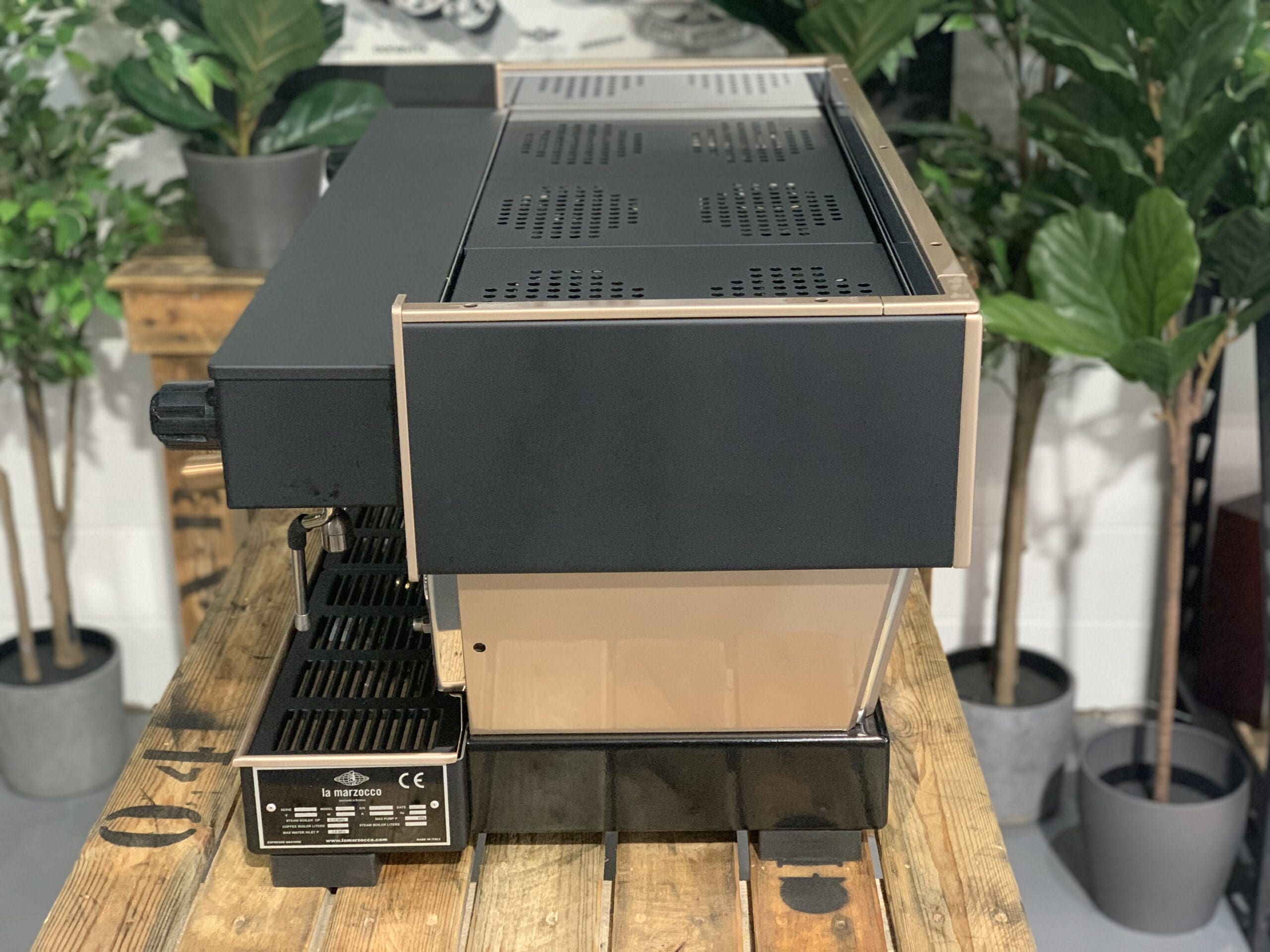 La Marzocco Linea Classic 3 Group Black & Rose Gold - Used