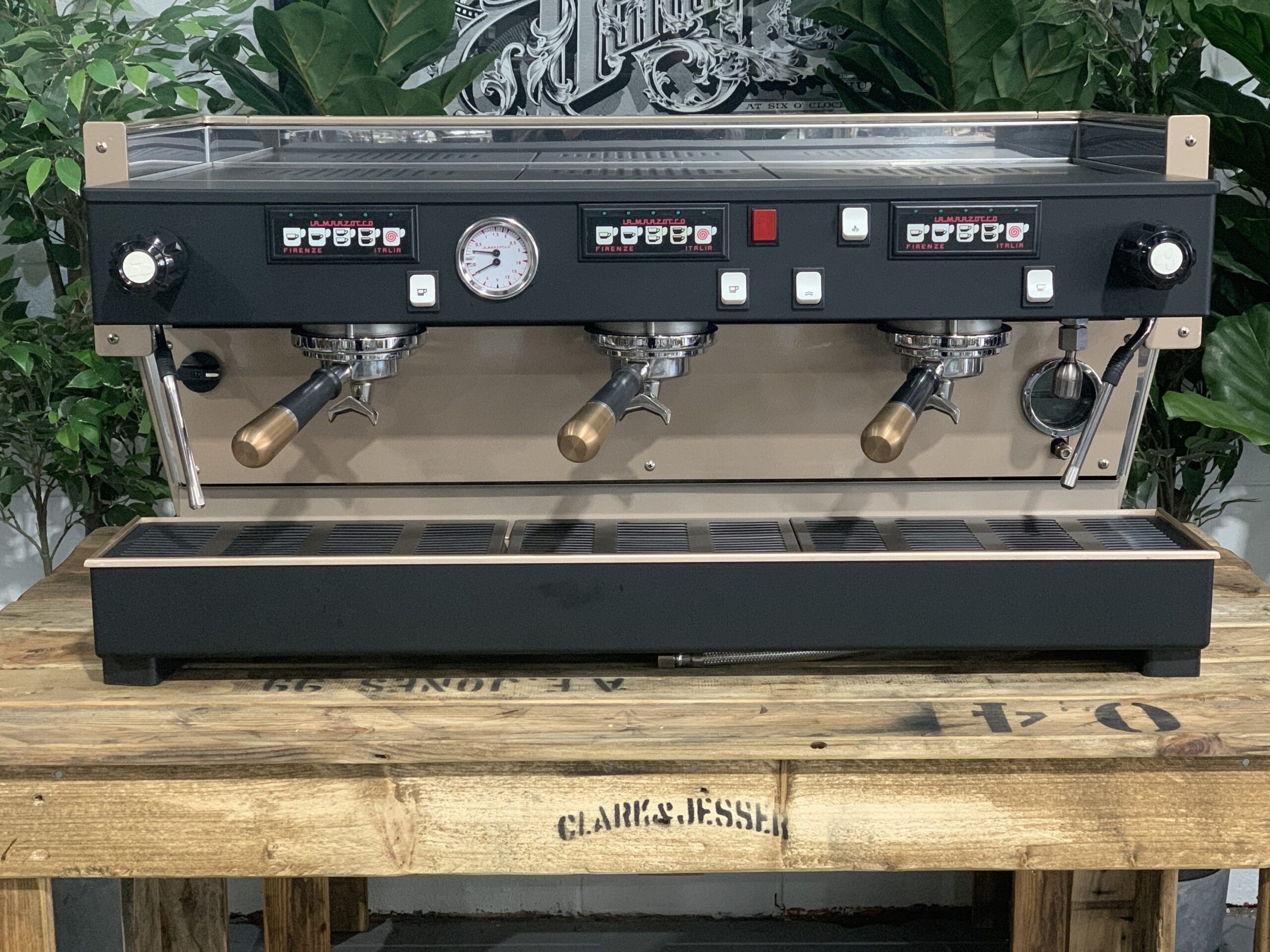 La Marzocco Linea Classic 3 Group Black & Rose Gold - Used