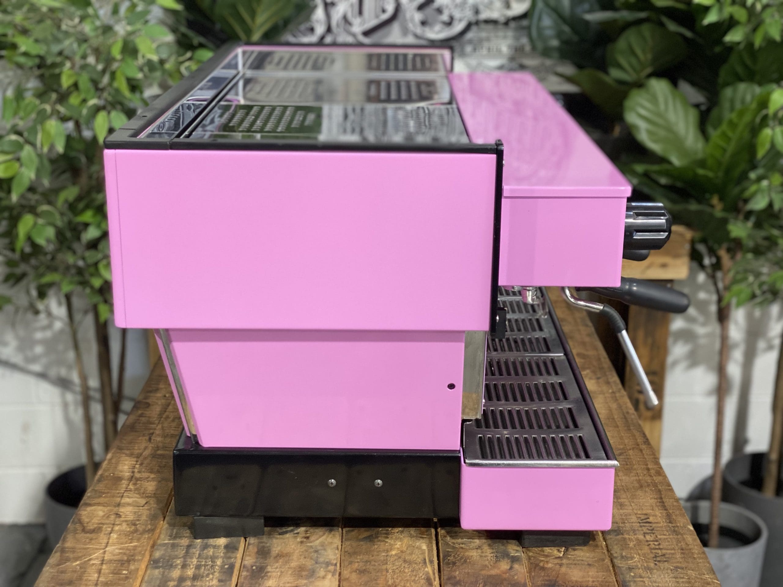 La Marzocco Linea Classic 3 Group Contemporary Pink Espresso Coffee Machine - Used