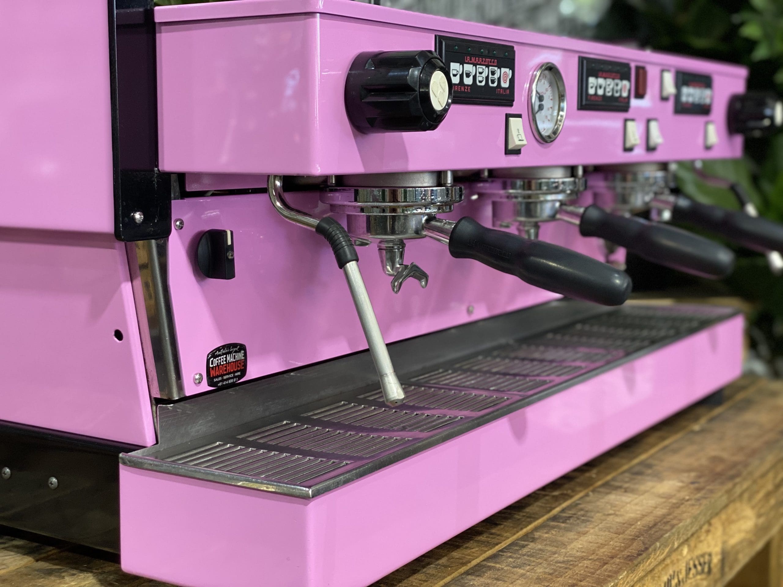 La Marzocco Linea Classic 3 Group Contemporary Pink Espresso Coffee Machine - Used