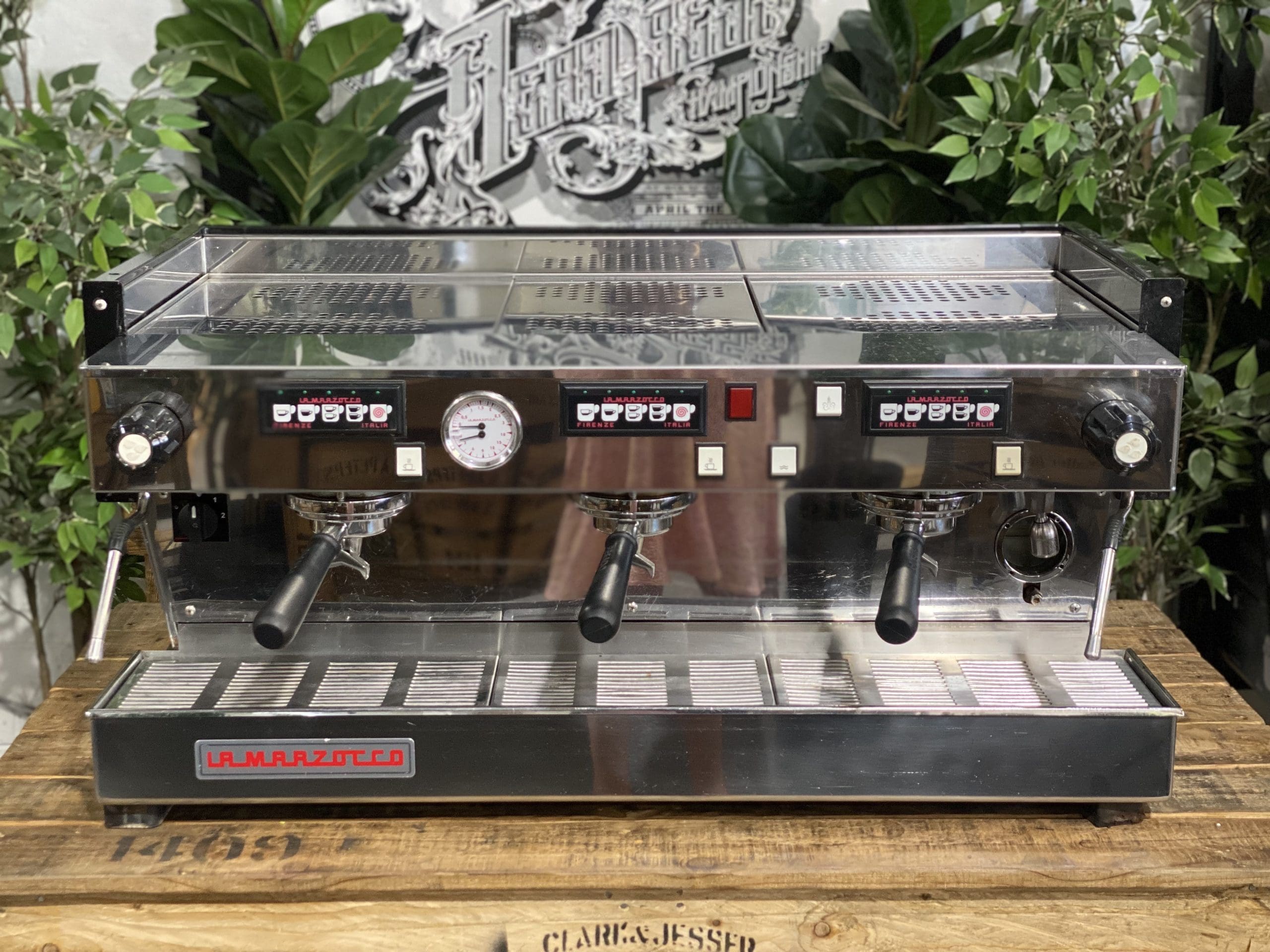 La Marzocco Linea Classic High Cup 3 Group Stainless Espresso Coffee Machine - Used