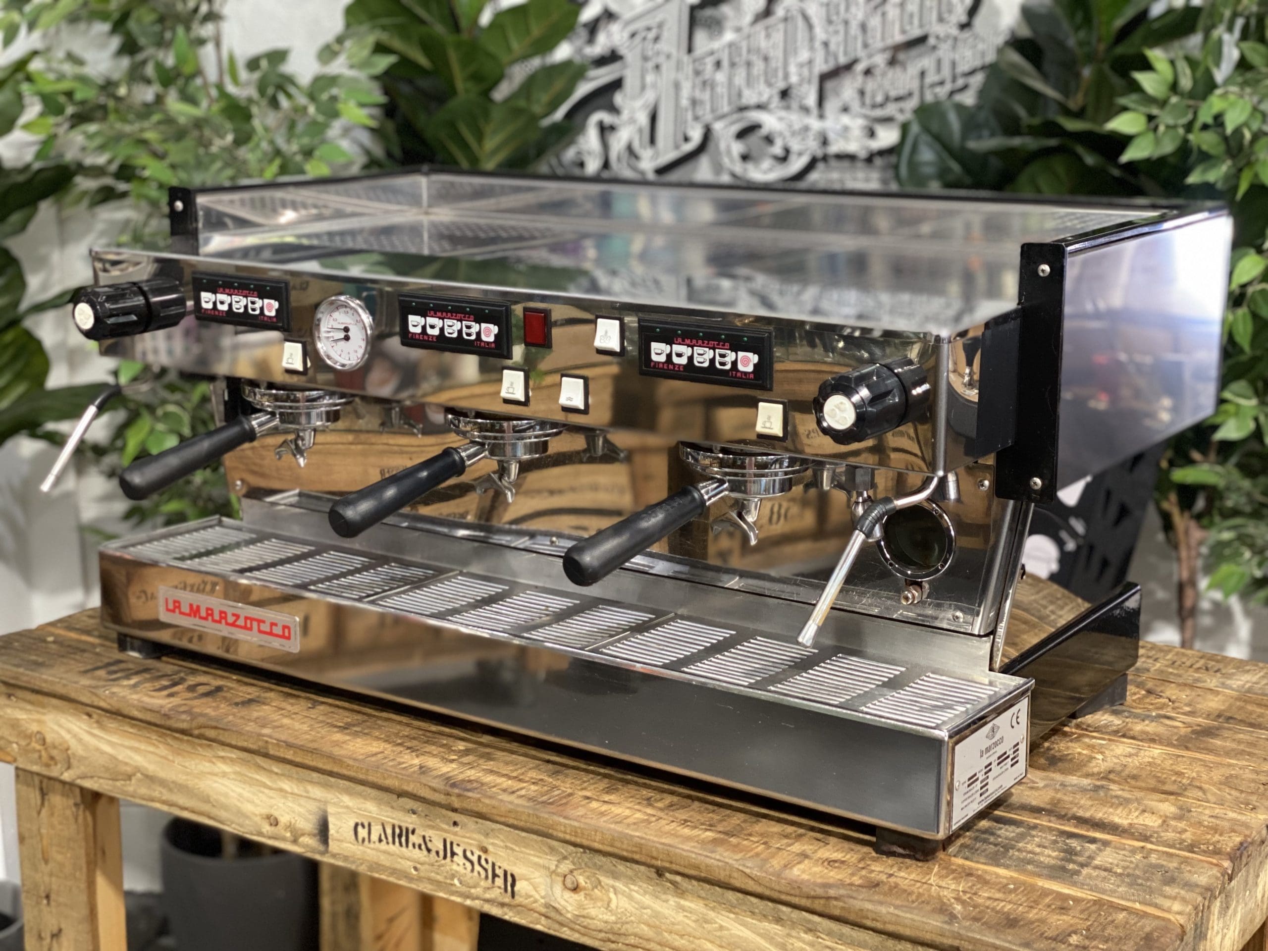 La Marzocco Linea Classic High Cup 3 Group Stainless Espresso Coffee Machine - Used