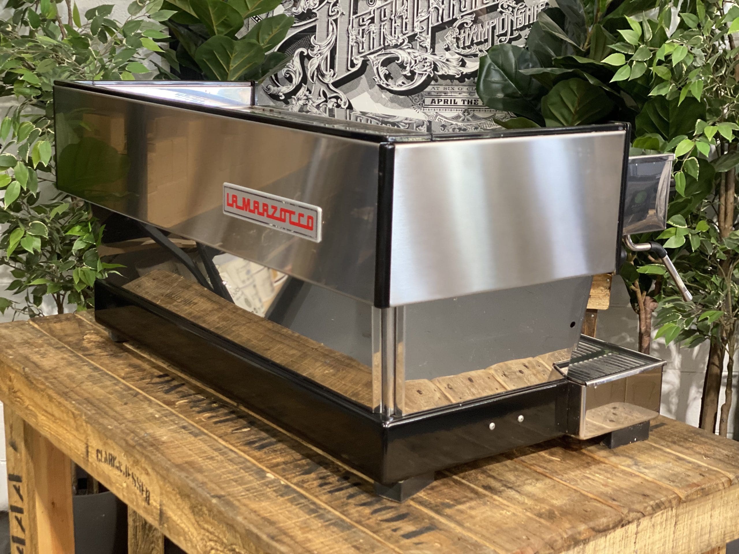La Marzocco Linea Classic High Cup 3 Group Stainless Espresso Coffee Machine - Used