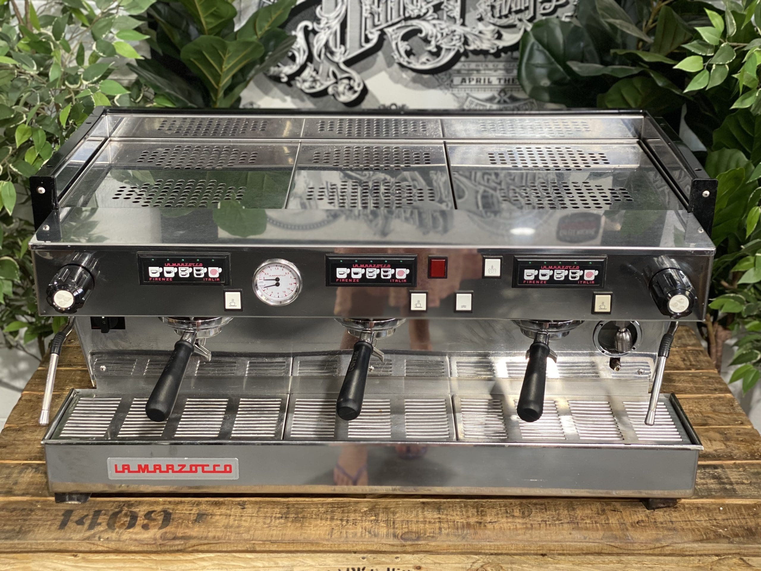 La Marzocco Linea Classic High Cup 3 Group Stainless Espresso Coffee Machine - Used