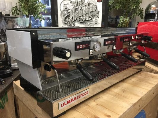 La Marzocco Linea 4 Group Coffee Machine White with Chrono Touch Pads - Used