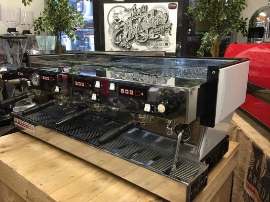 La Marzocco Linea 4 Group Coffee Machine White with Chrono Touch Pads - Used