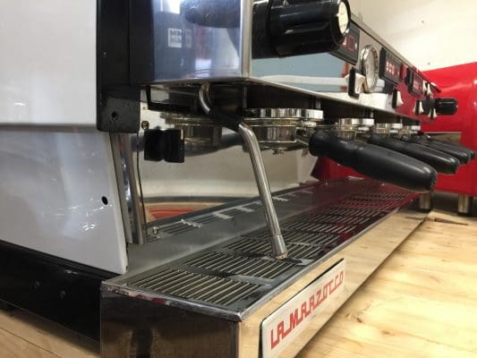 La Marzocco Linea 4 Group Coffee Machine White with Chrono Touch Pads - Used
