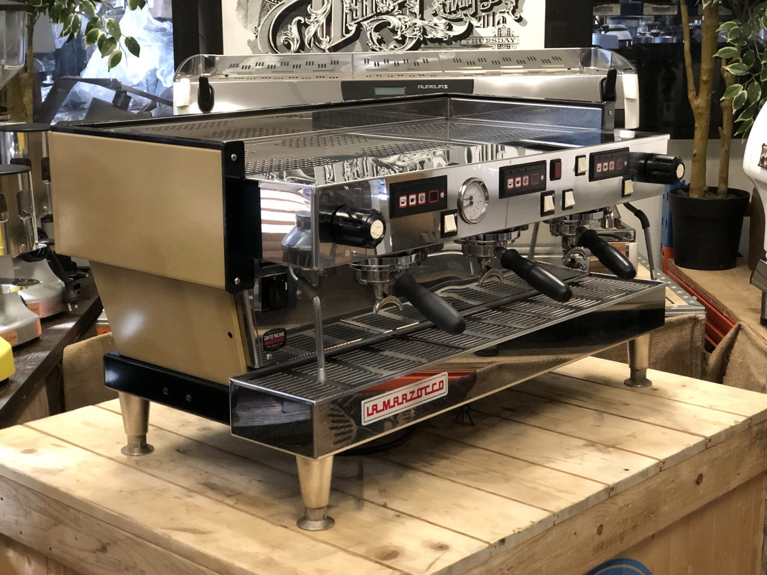 La  Marzocco Linea Classic 3 Group Golden Brown - Used