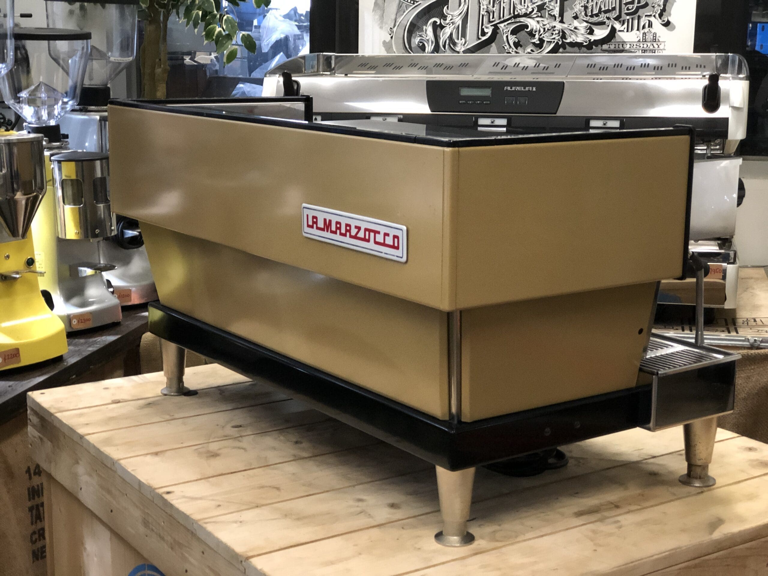 La Marzocco Linea Classic 3 Group Golden Brown - Used