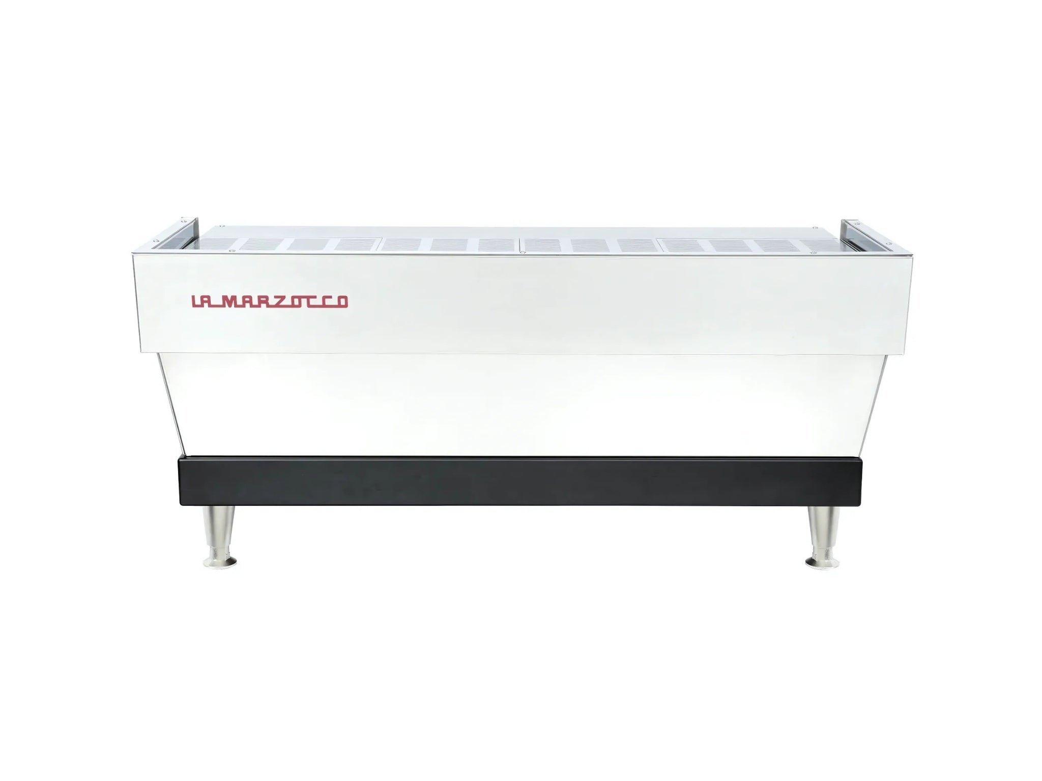 La Marzocco Linea Classic S 4 Group Coffee Machine Stainless - New espresso coffee machine shown from the back, displaying the clean stainless steel rear panel and professional build quality.