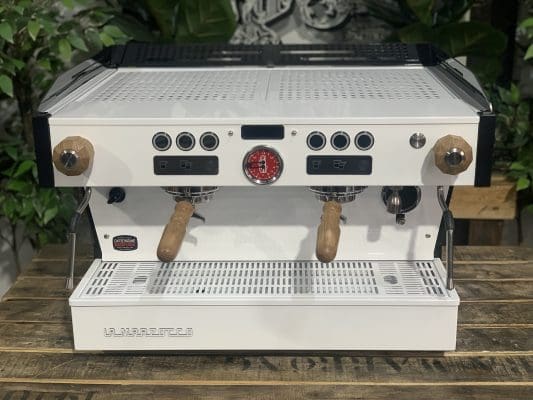 La Marzocco Linea PB 2 Group Black & White w. Timber Kit - Used