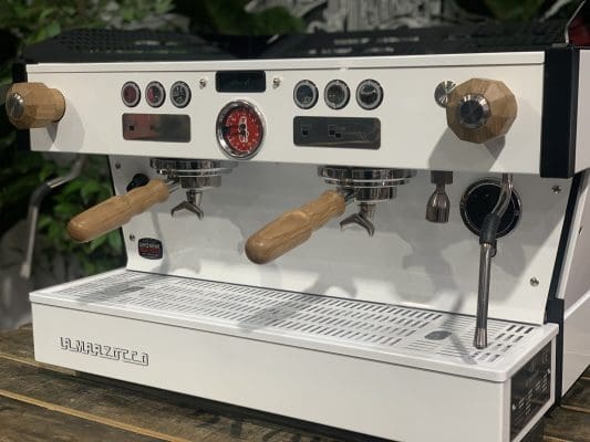 La Marzocco Linea PB 2 Group Black & White w. Timber Kit - Used