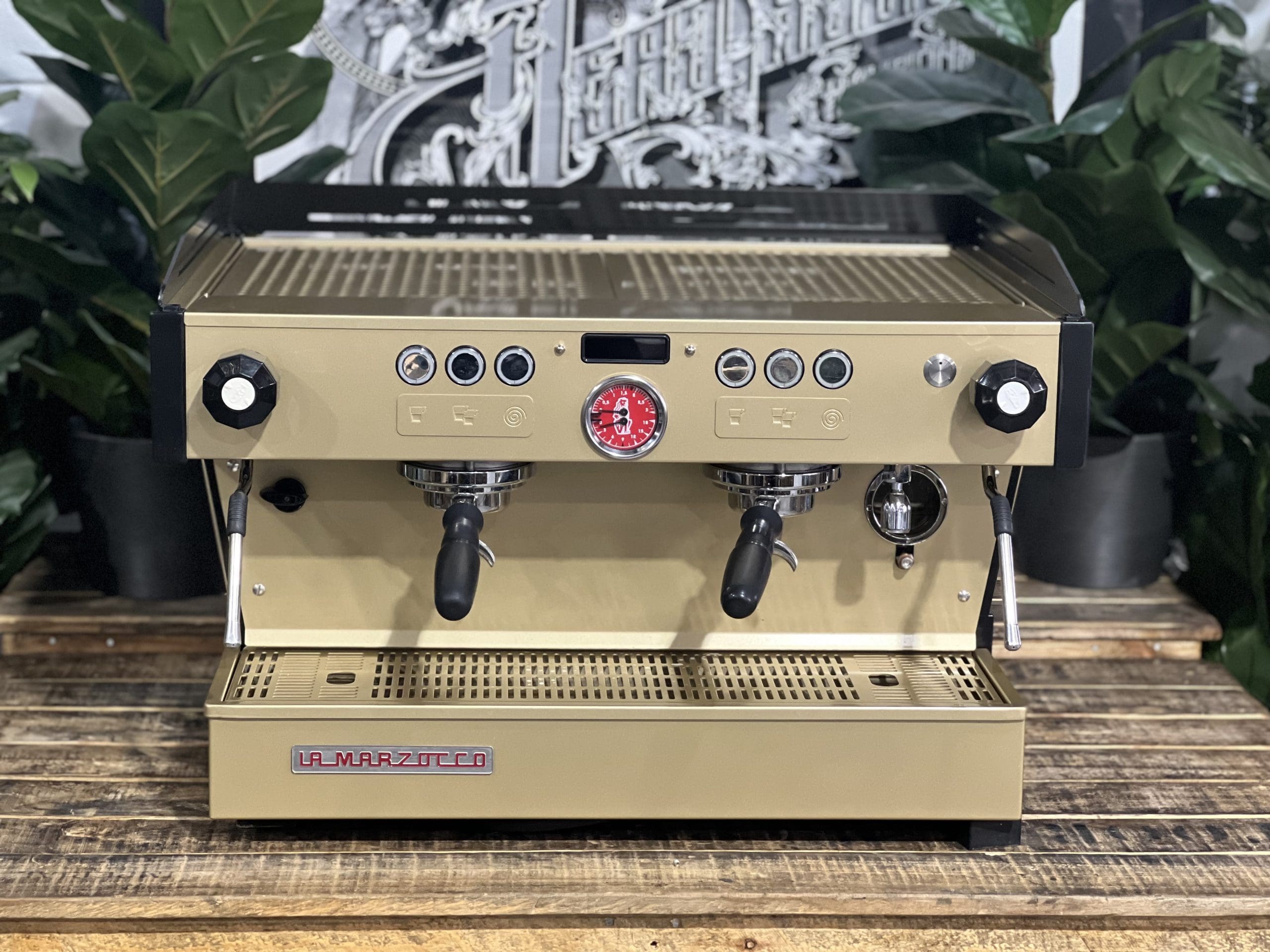 La Marzocco Linea PB 2 Group Gold & Black Espresso Coffee Machine - Used