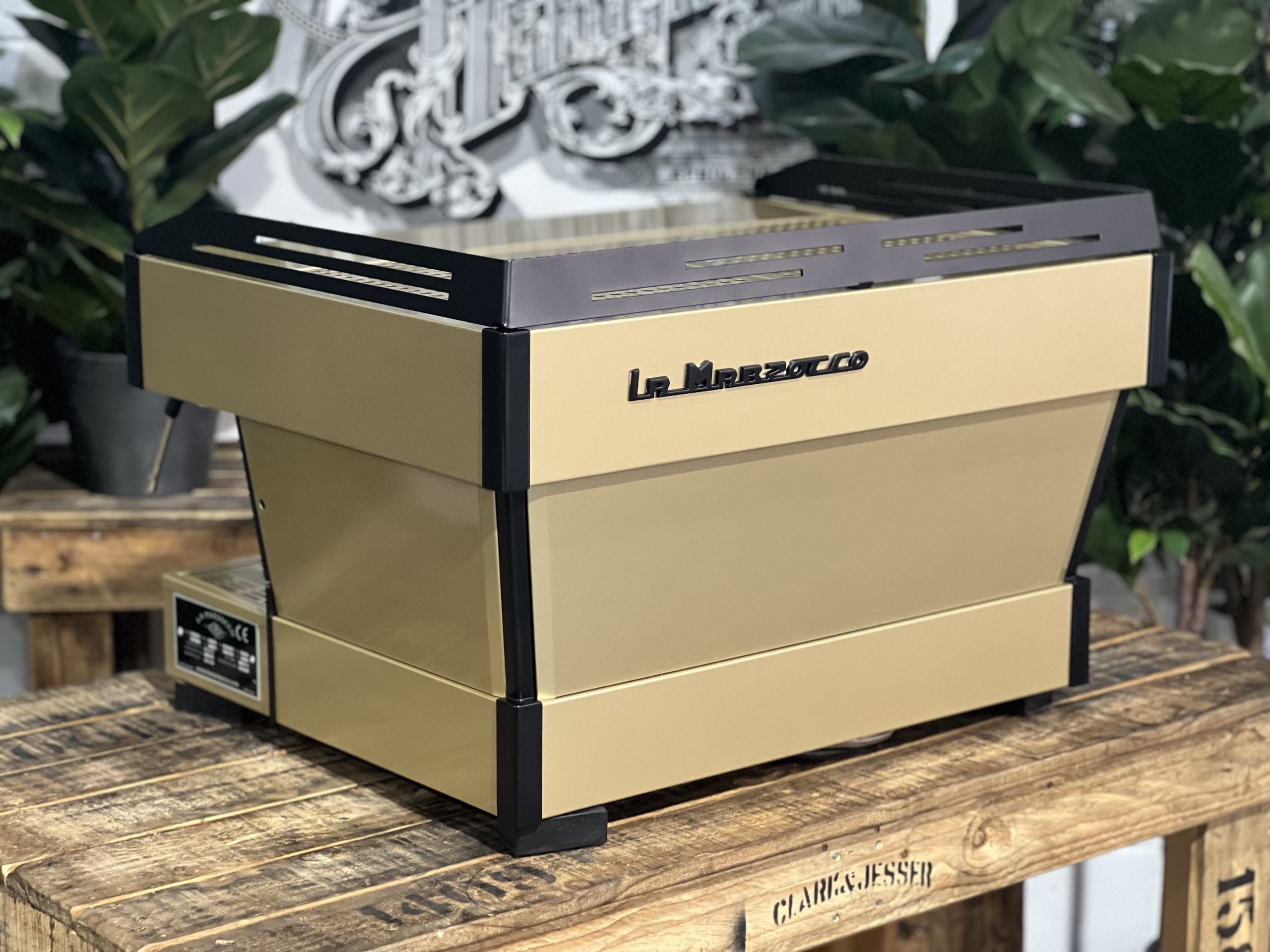 La Marzocco Linea PB 2 Group Gold & Black Espresso Coffee Machine - Used