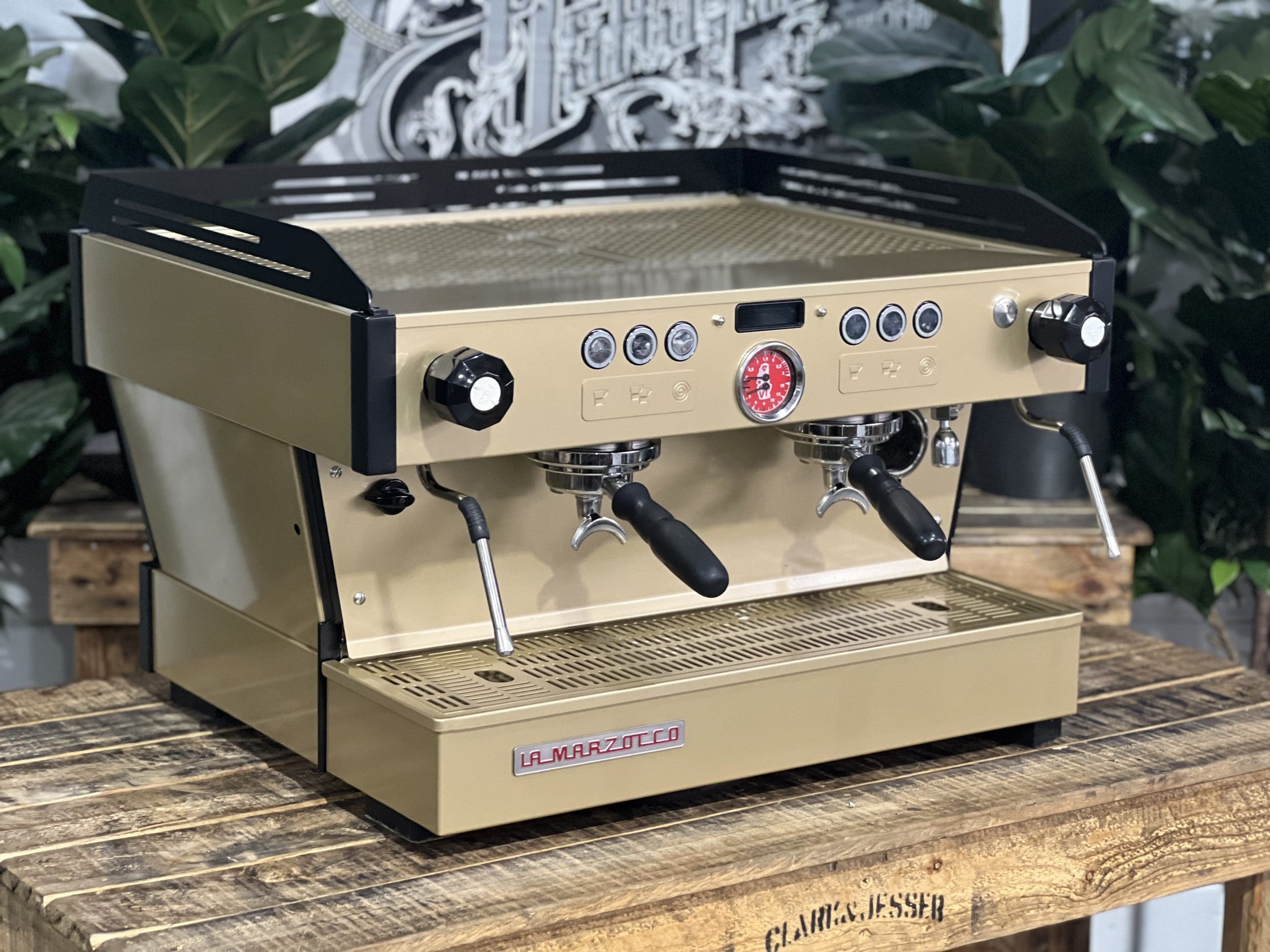 La Marzocco Linea PB 2 Group Gold & Black Espresso Coffee Machine - Used