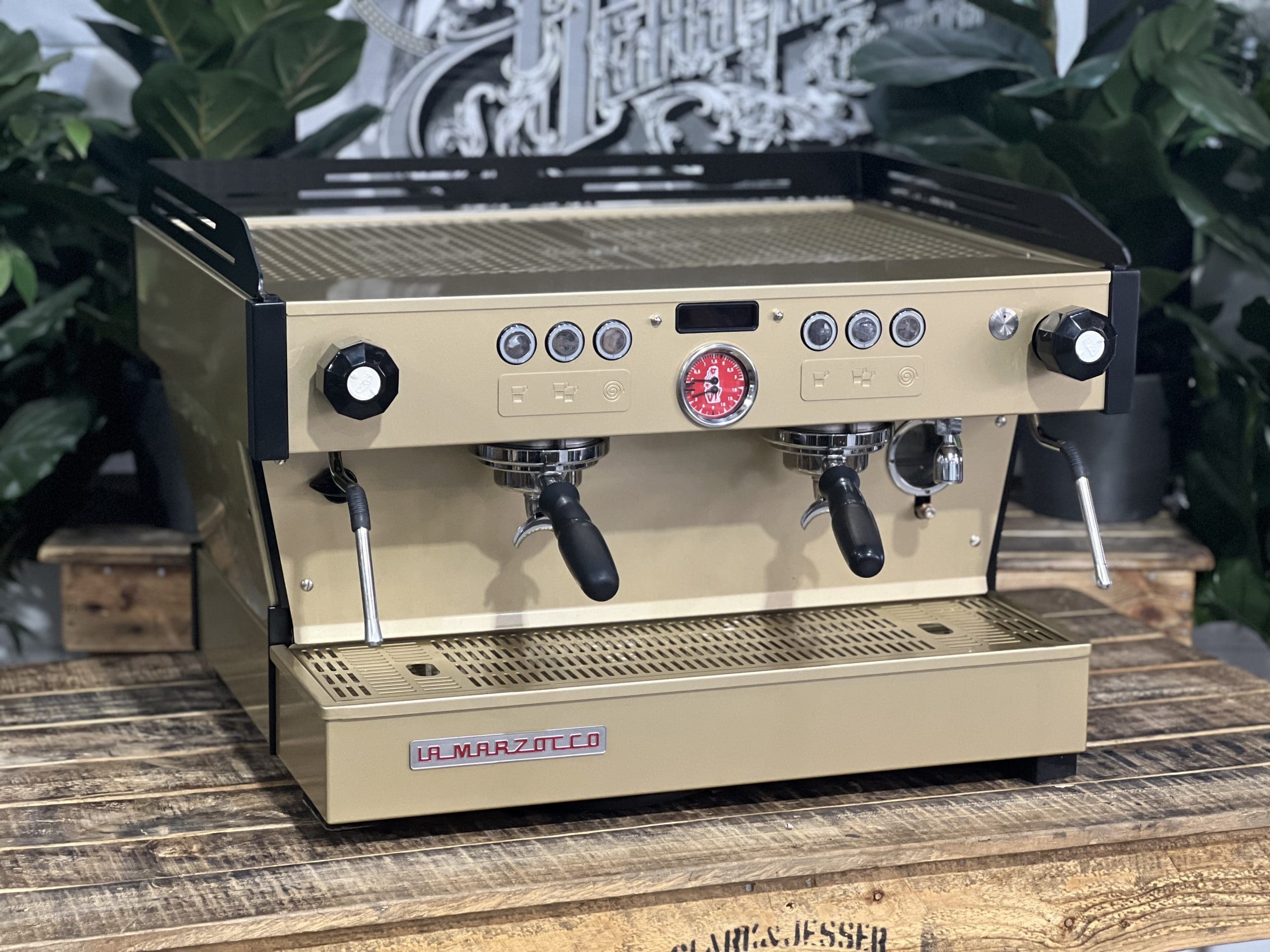 La Marzocco Linea PB 2 Group Gold & Black Espresso Coffee Machine - Used