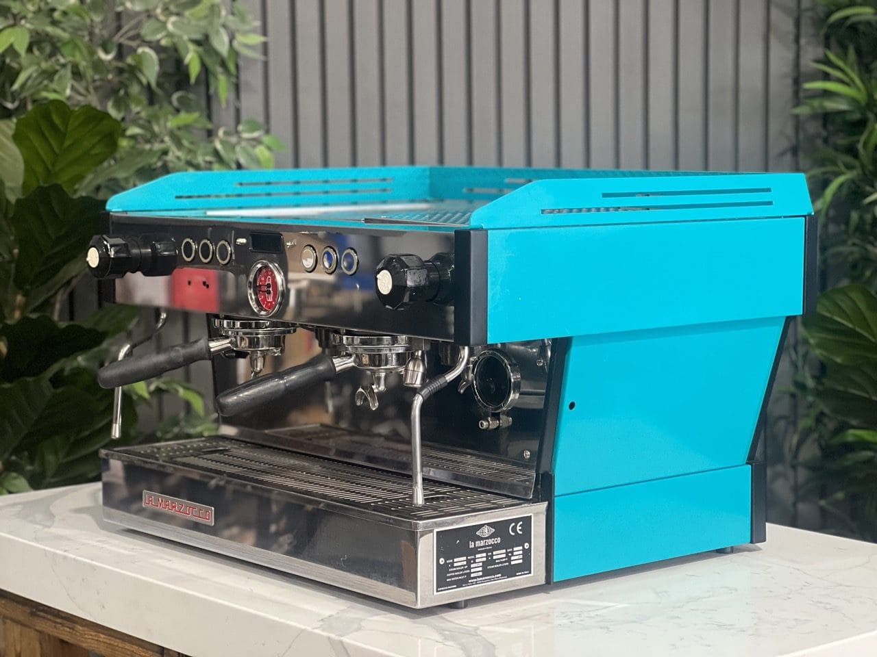 La Marzocco Linea PB 2 Group Dark Aqua Green Espresso Coffee Machine - Used