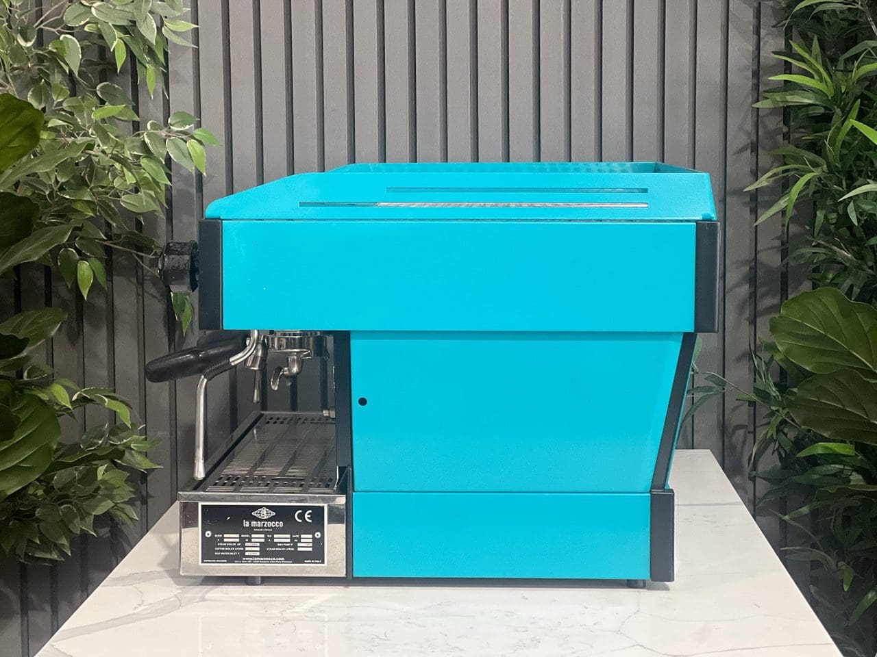 La Marzocco Linea PB 2 Group Dark Aqua Green Espresso Coffee Machine - Used
