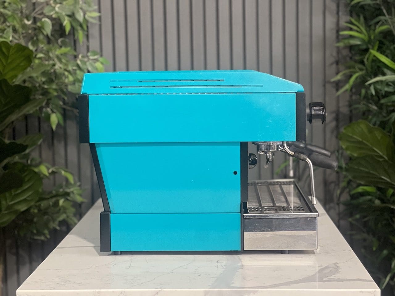 La Marzocco Linea PB 2 Group Dark Aqua Green Espresso Coffee Machine - Used
