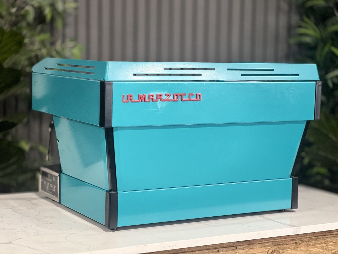 La Marzocco Linea PB 2 Group Dark Aqua Green Espresso Coffee Machine - Used