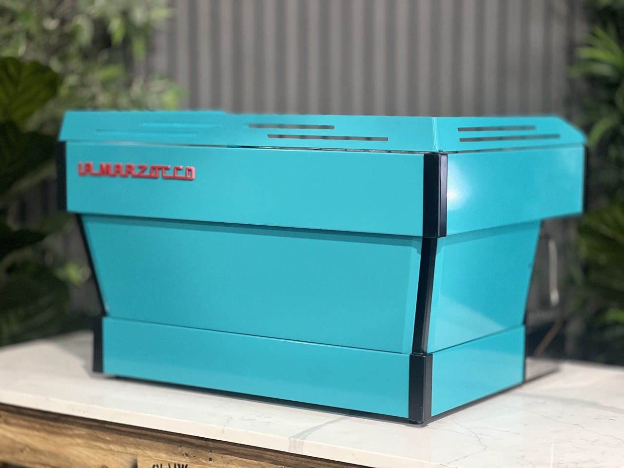 La Marzocco Linea PB 2 Group Dark Aqua Green Espresso Coffee Machine - Used