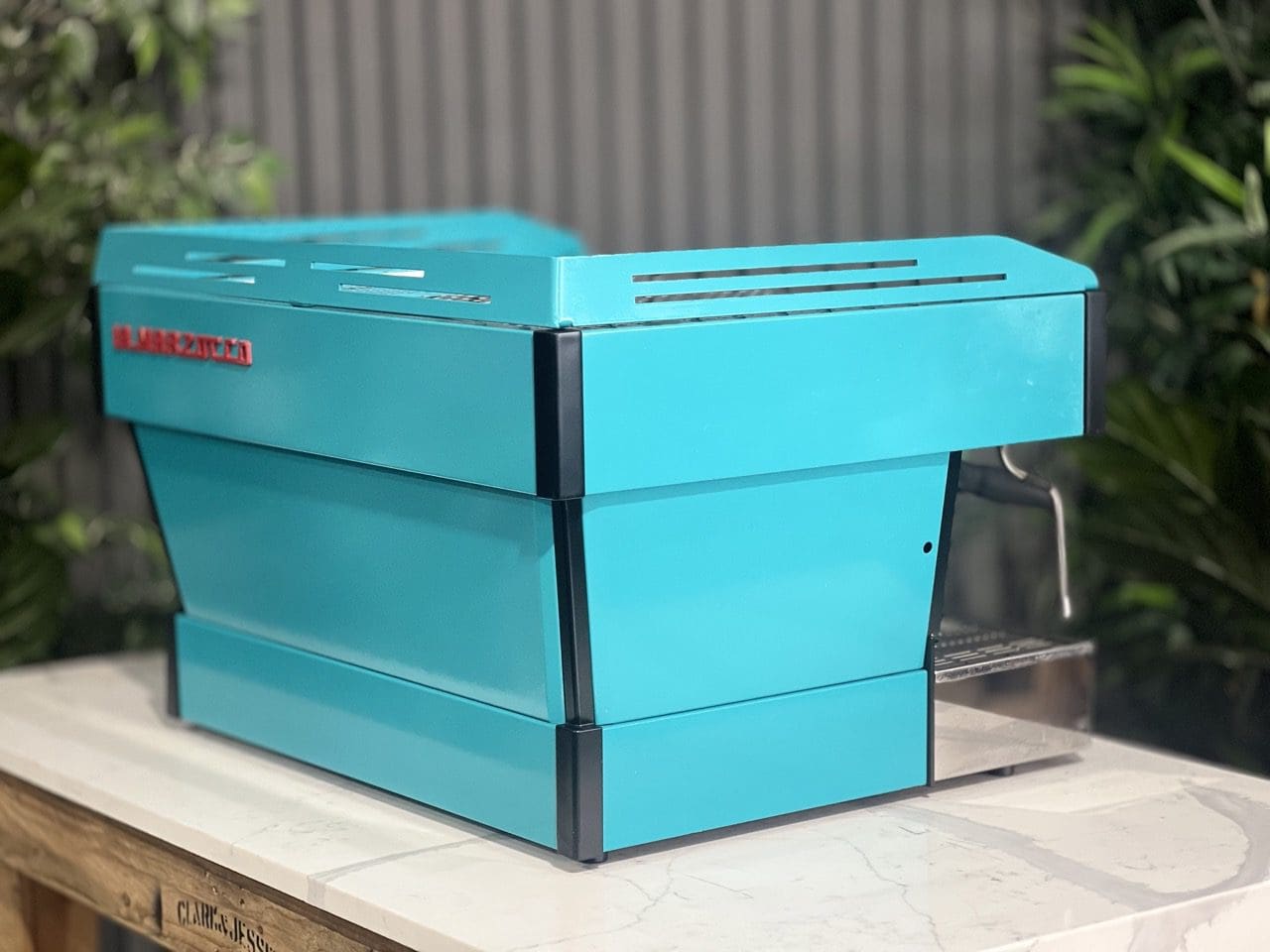 La Marzocco Linea PB 2 Group Dark Aqua Green Espresso Coffee Machine - Used
