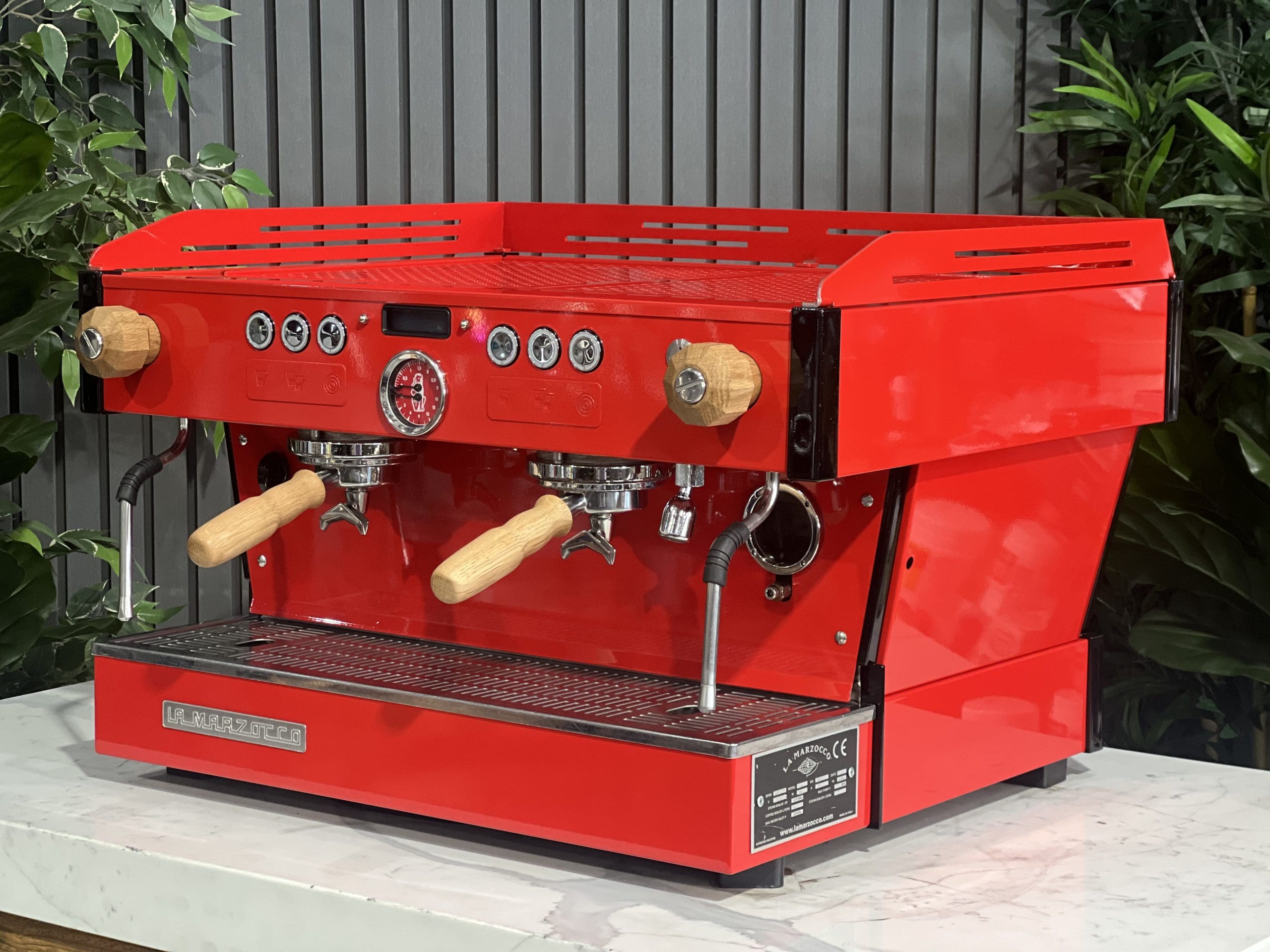 La Marzocco Linea PB 2 Group Red w.Timber Kit - Used