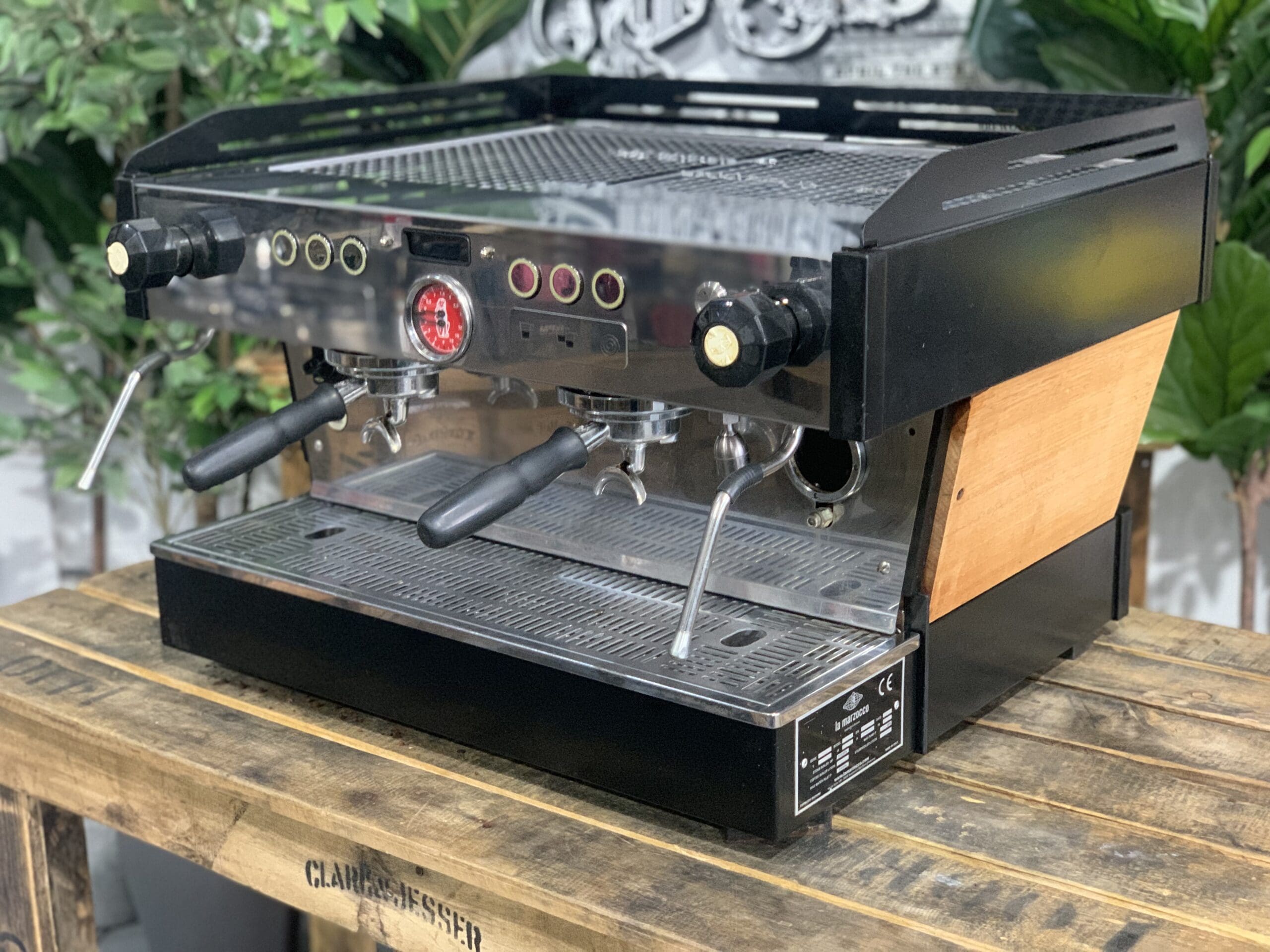 La Marzocco Linea PB Custom Wood 2 Group Black - Used