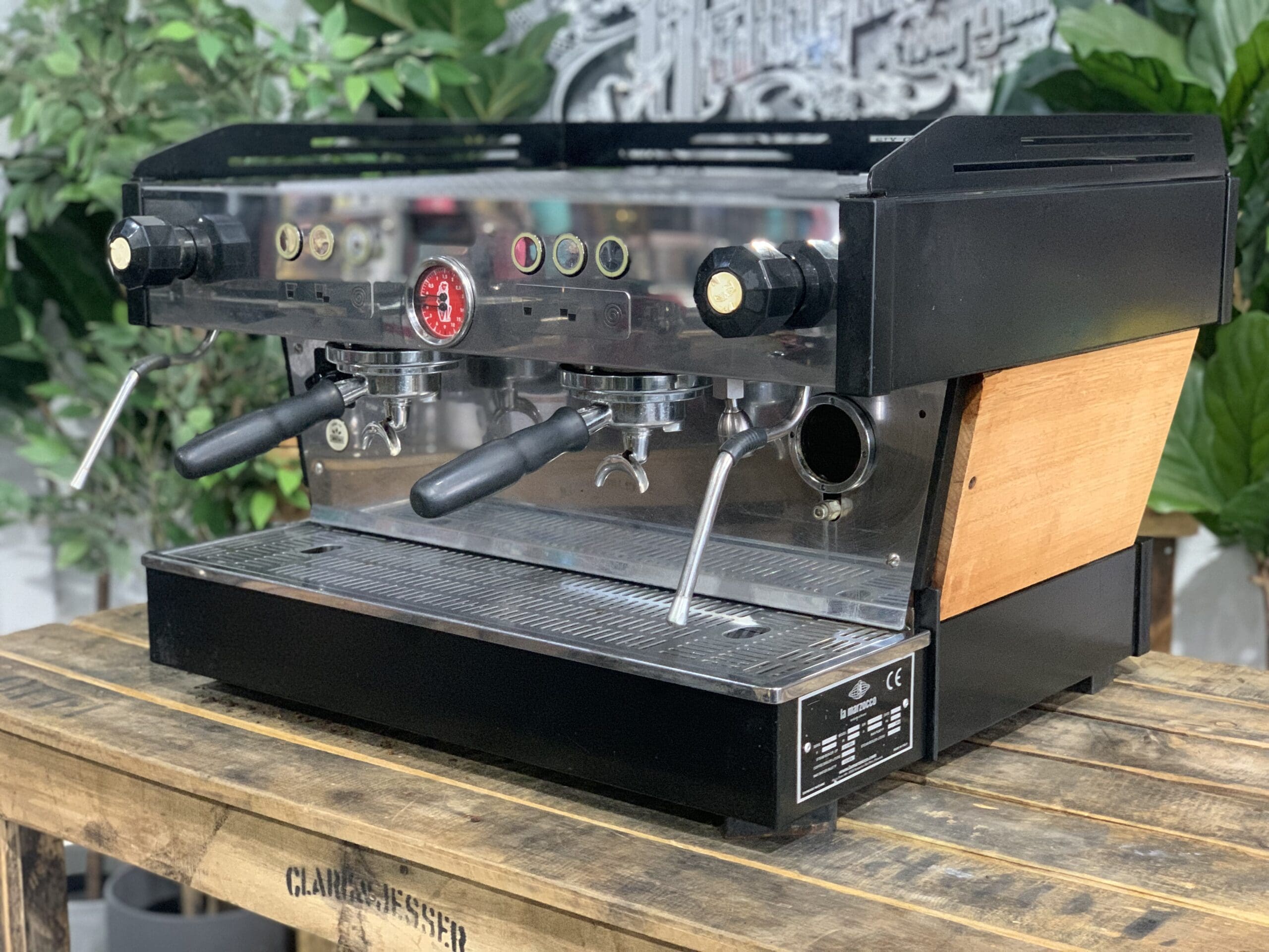 La Marzocco Linea PB Custom Wood 2 Group Black - Used