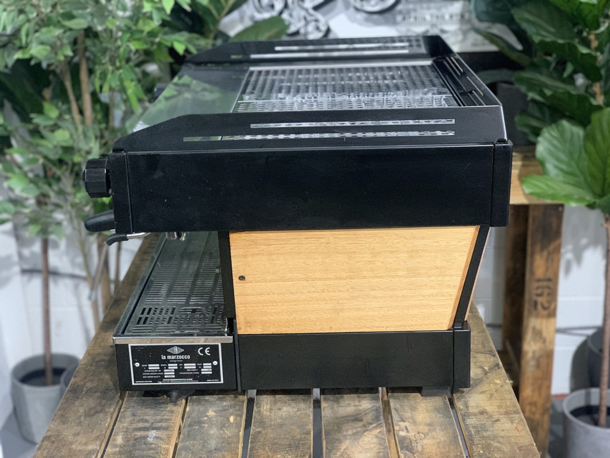 La Marzocco Linea PB Custom Wood 2 Group Black - Used