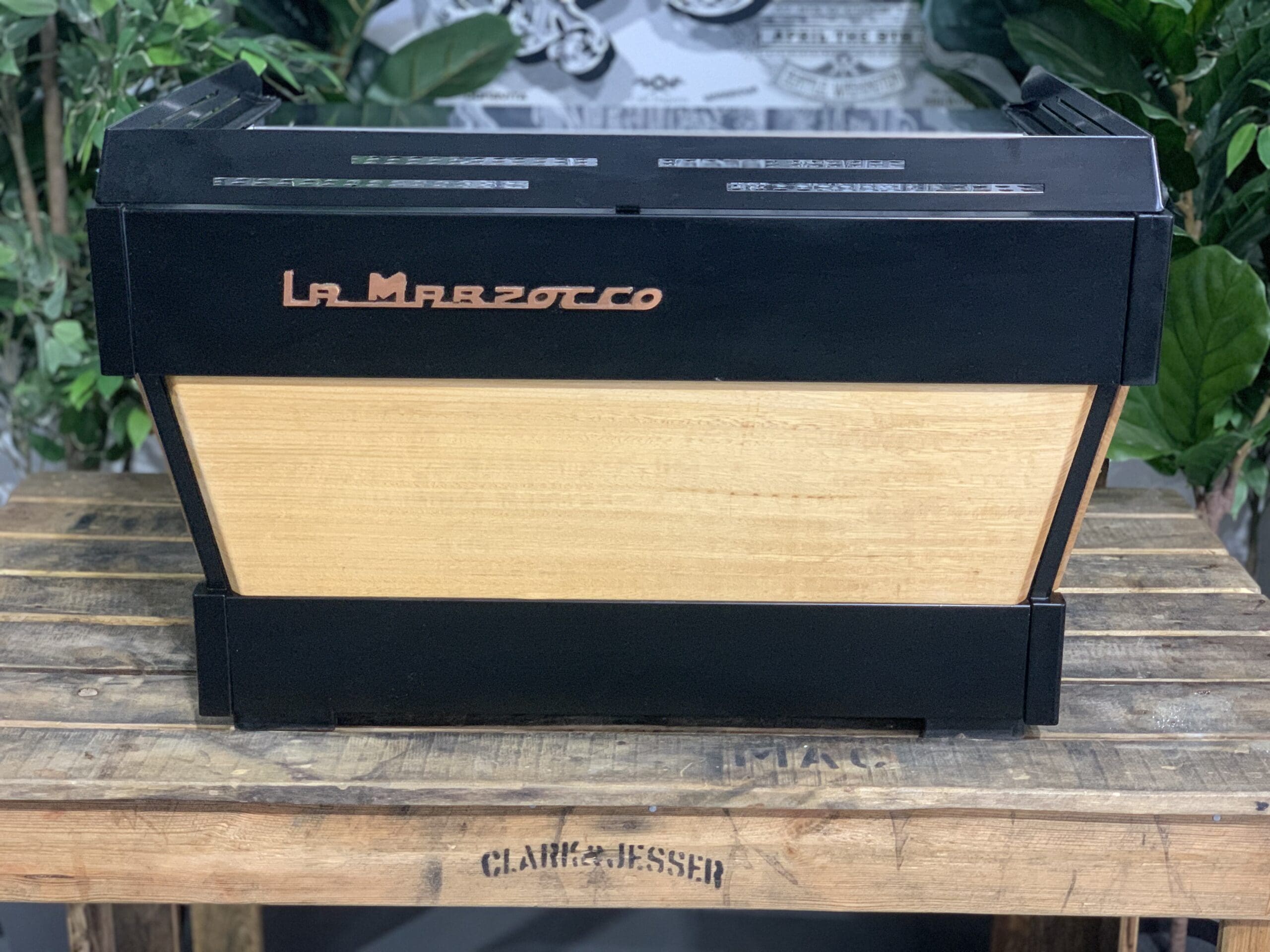 La Marzocco Linea PB Custom Wood 2 Group Black - Used