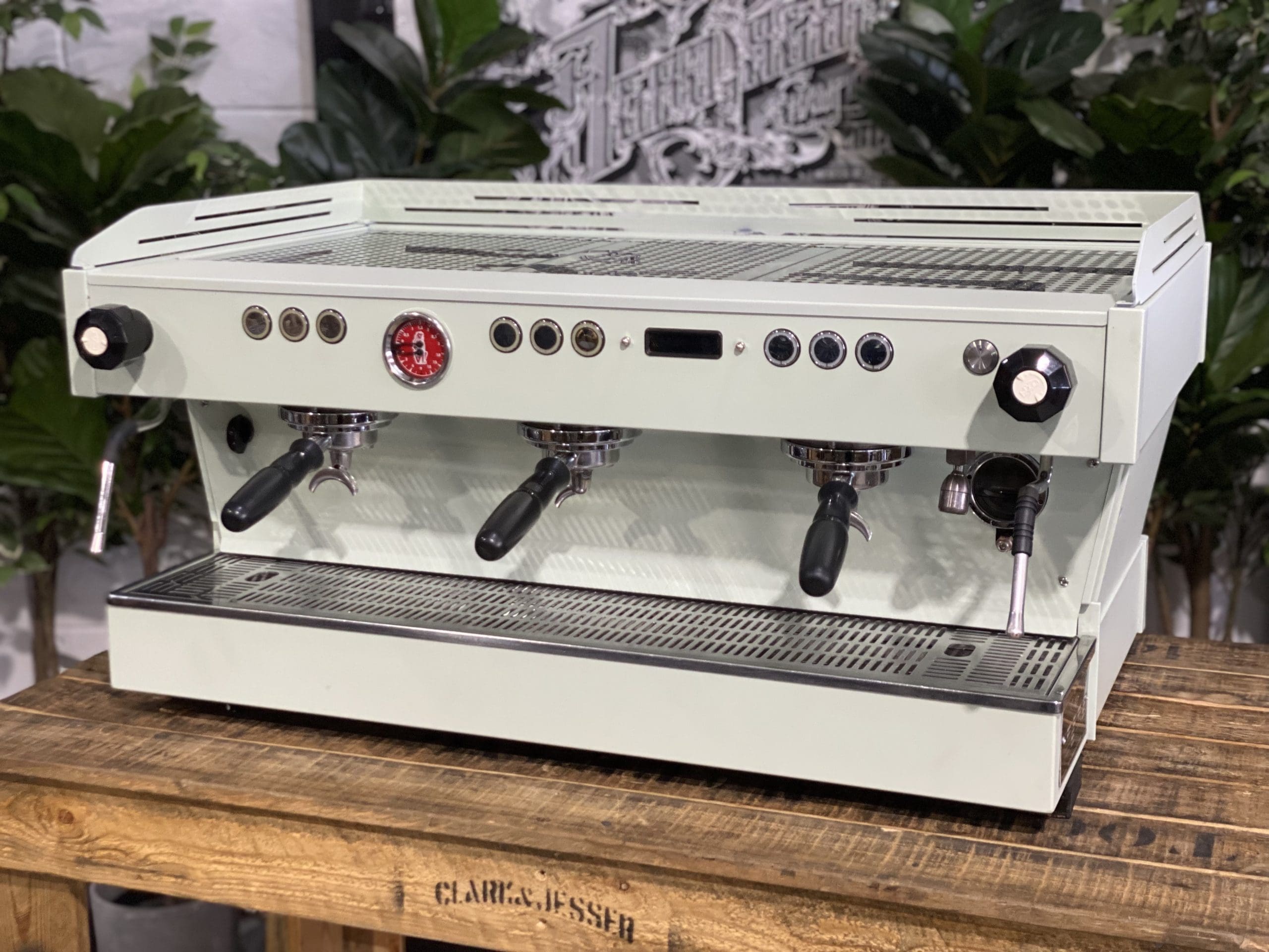 La Marzocco Linea PB 3 Group Matcha Green Espresso Coffee Machine - Used