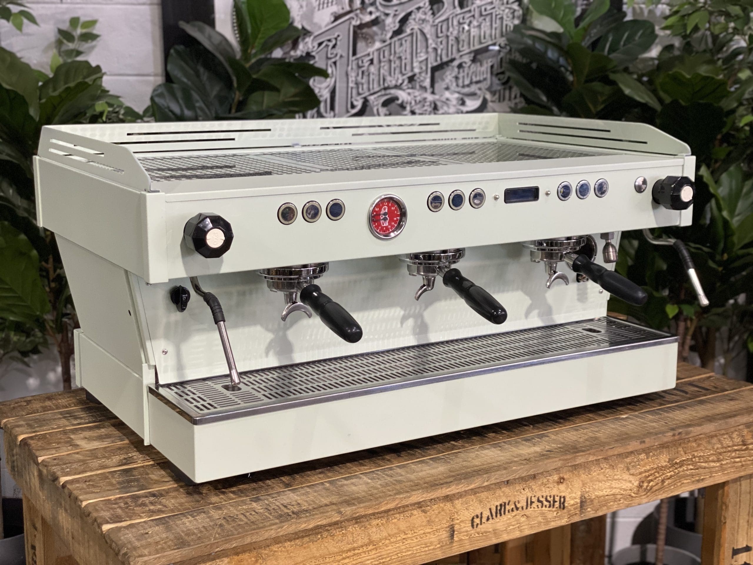 La Marzocco Linea PB 3 Group Matcha Green Espresso Coffee Machine - Used