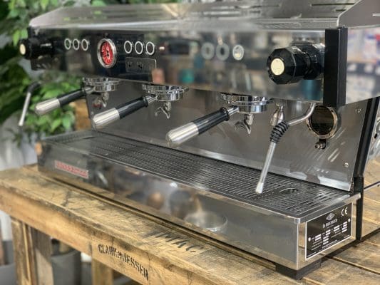 La Marzocco Linea PB 3 Group Black w. Silver Pesados - Used