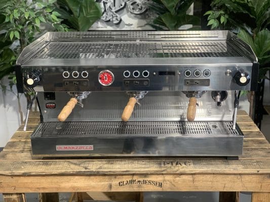 La Marzocco Linea PB 3 Group Black w. Timber Handles - Used