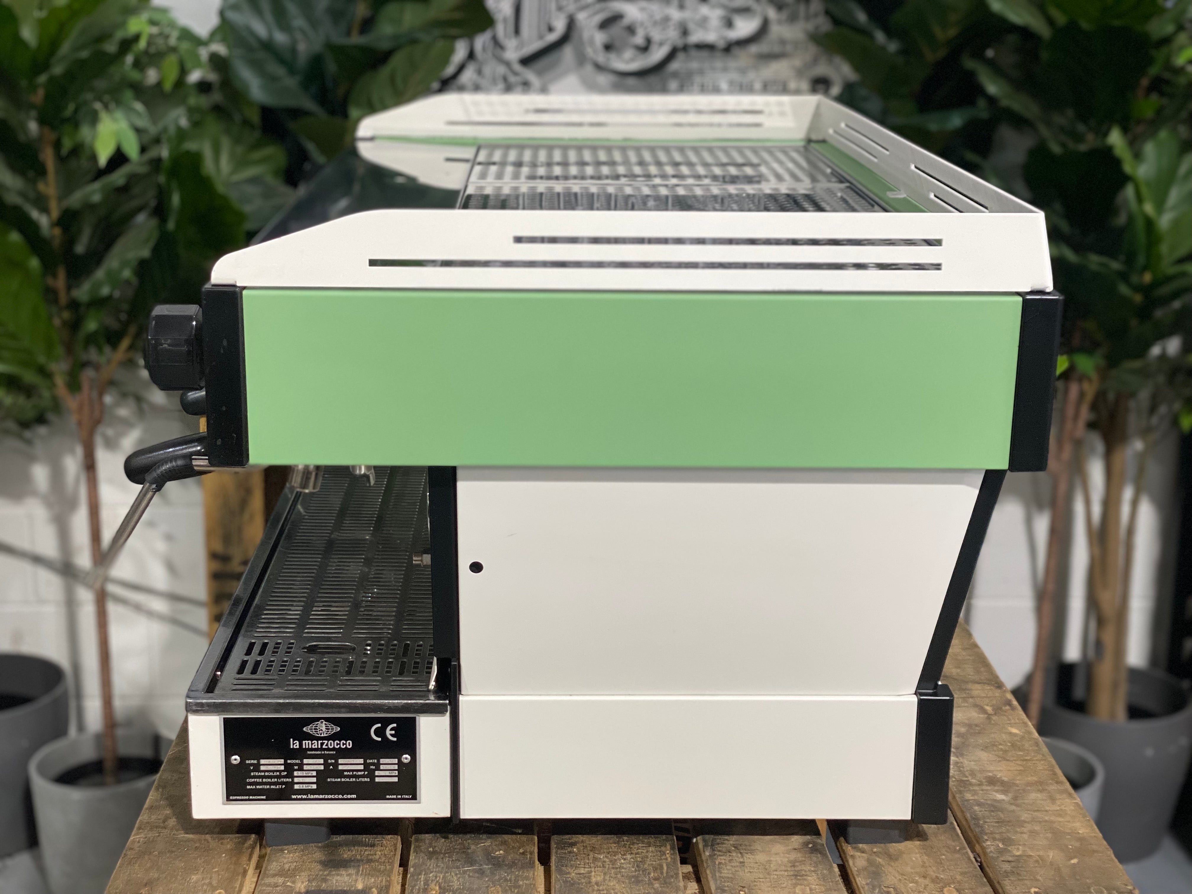 La Marzocco Linea PB 3 Group Green & White Espresso Coffee Machine - Used