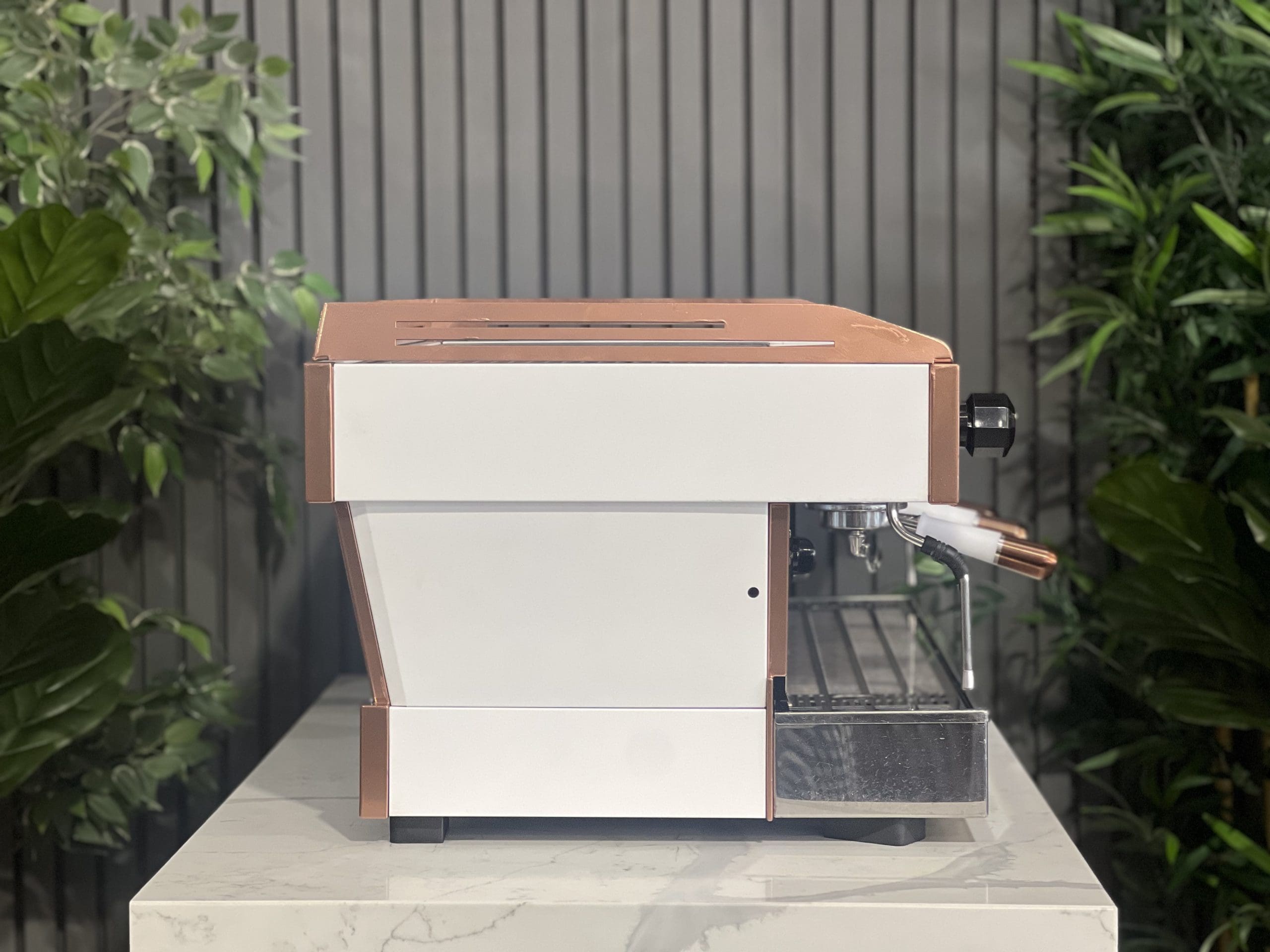 La Marzocco Linea PB 3 Group White & Rose Gold Espresso Coffee Machine - Used