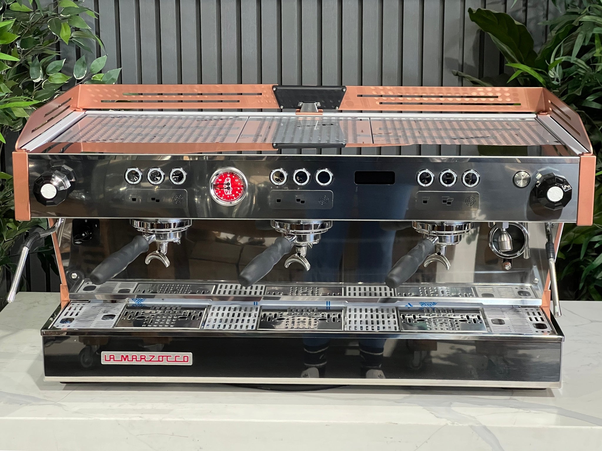 La Marzocco Linea PB ABR 3 Group Coffee Machine White & Copper - New